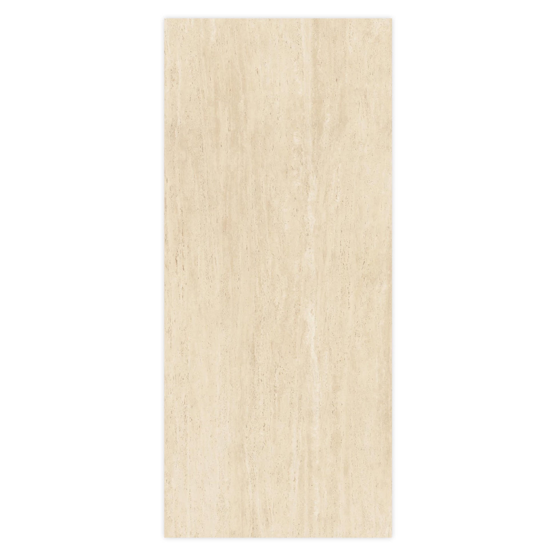 Carrelage effet Travertin Beige Vein Cut 278x120x0,6 cm Mat Neravio - Mur intérieur