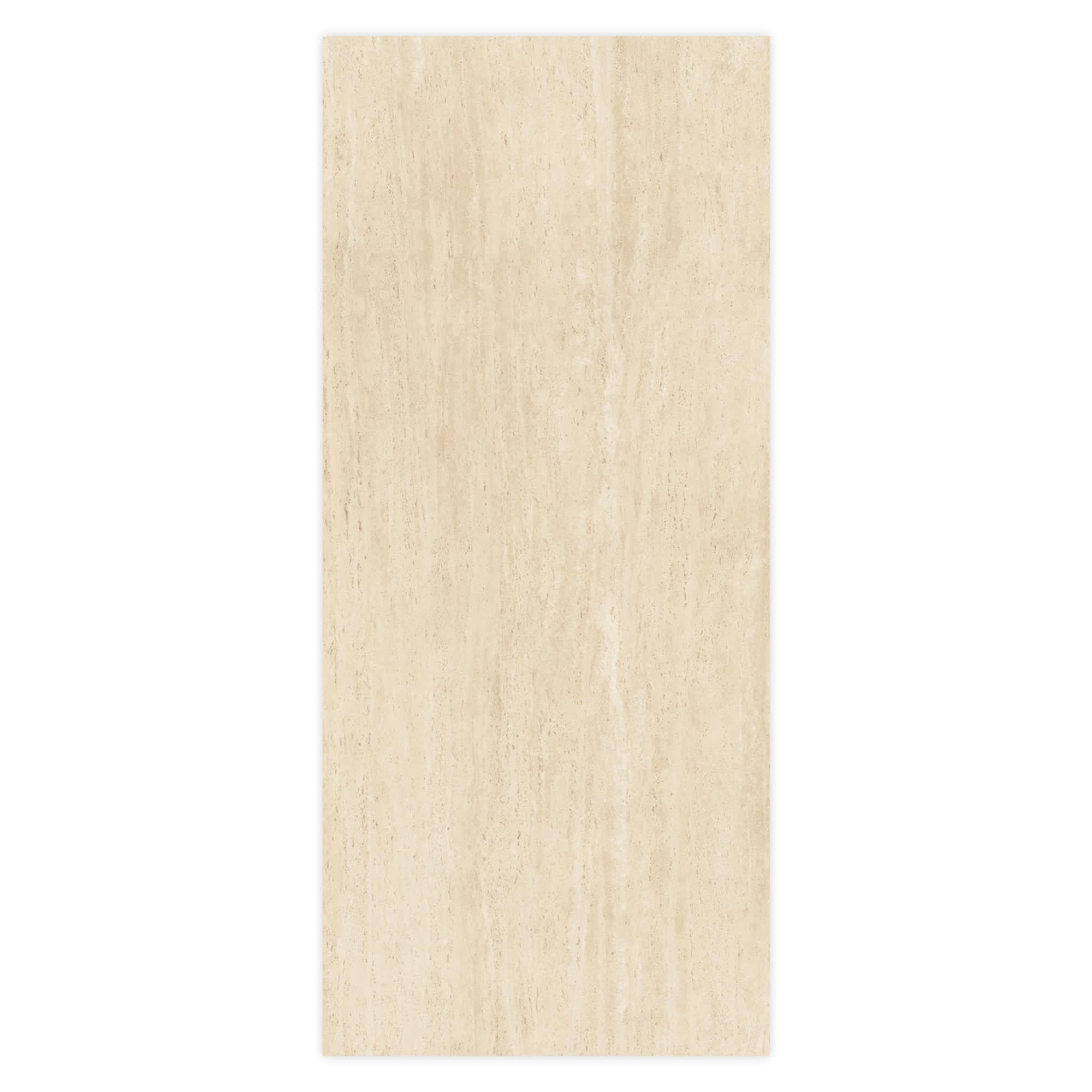 Carrelage effet Travertin Beige Vein Cut 278x120x0,6 cm Mat Neravio - Mur intérieur