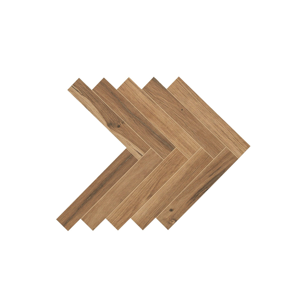 Carrelage effet Parquet Bois Chêne Ambre Bâtons Rompus 41,2x36,2x0,95 cm Mat Tarina - Sol et mur intérieur