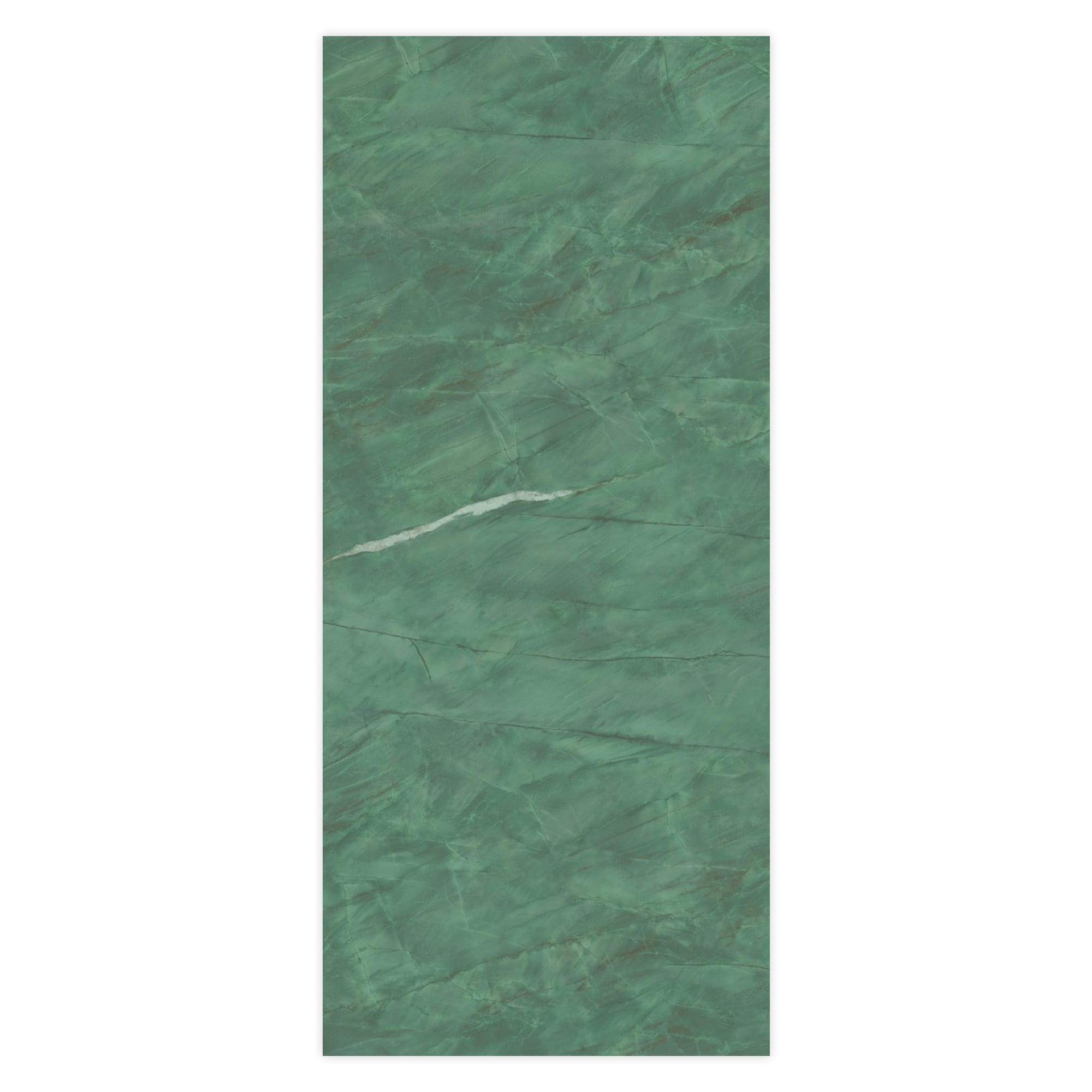 Carrelage effet Marbre Vert Smeraldo 278x120x0,6 cm Brillant Florenza - Mur intérieur