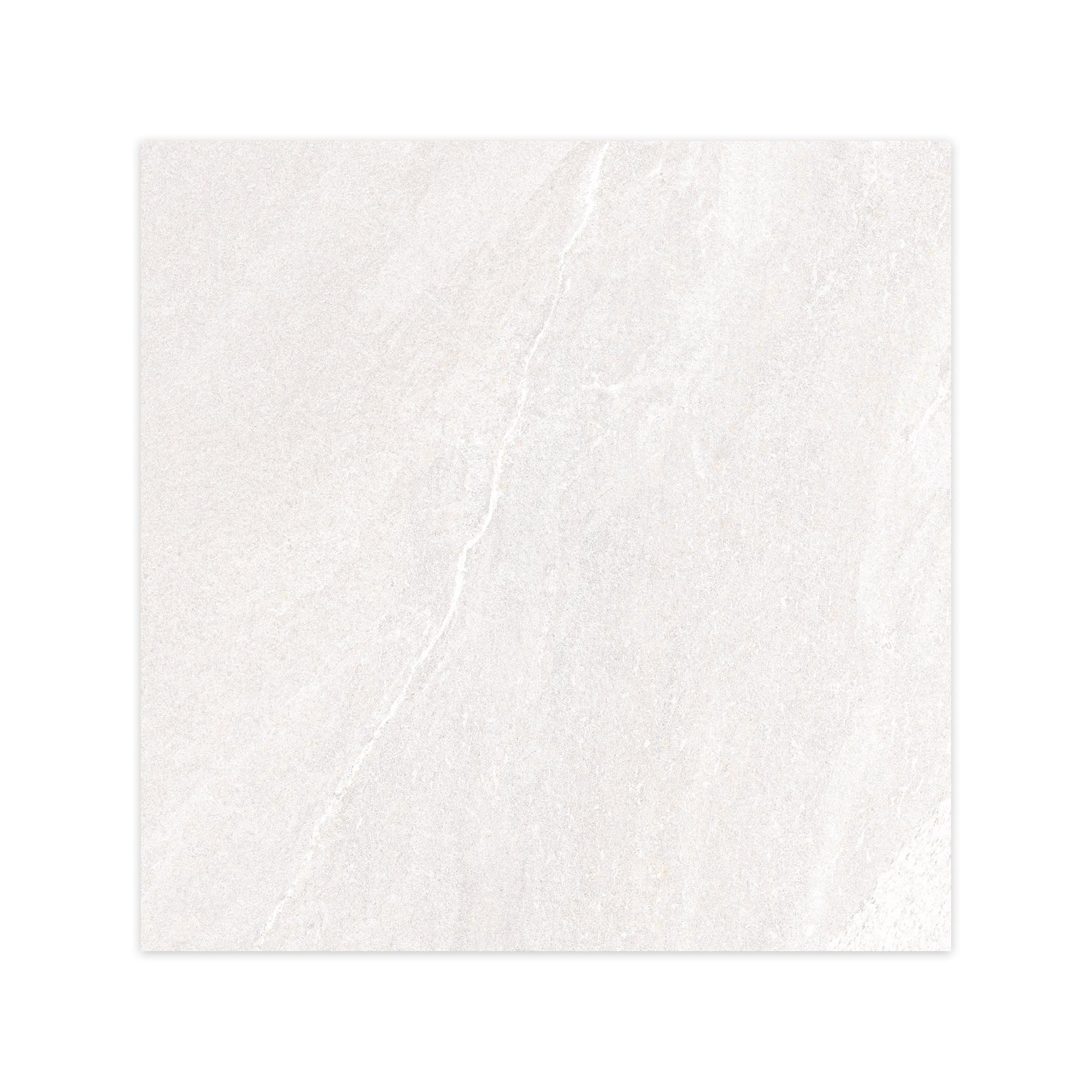 Carrelage effet Pierre Gris Perle 90x90x0,9 cm In&Out Torvane - Sol et mur intérieur et Sol extérieur