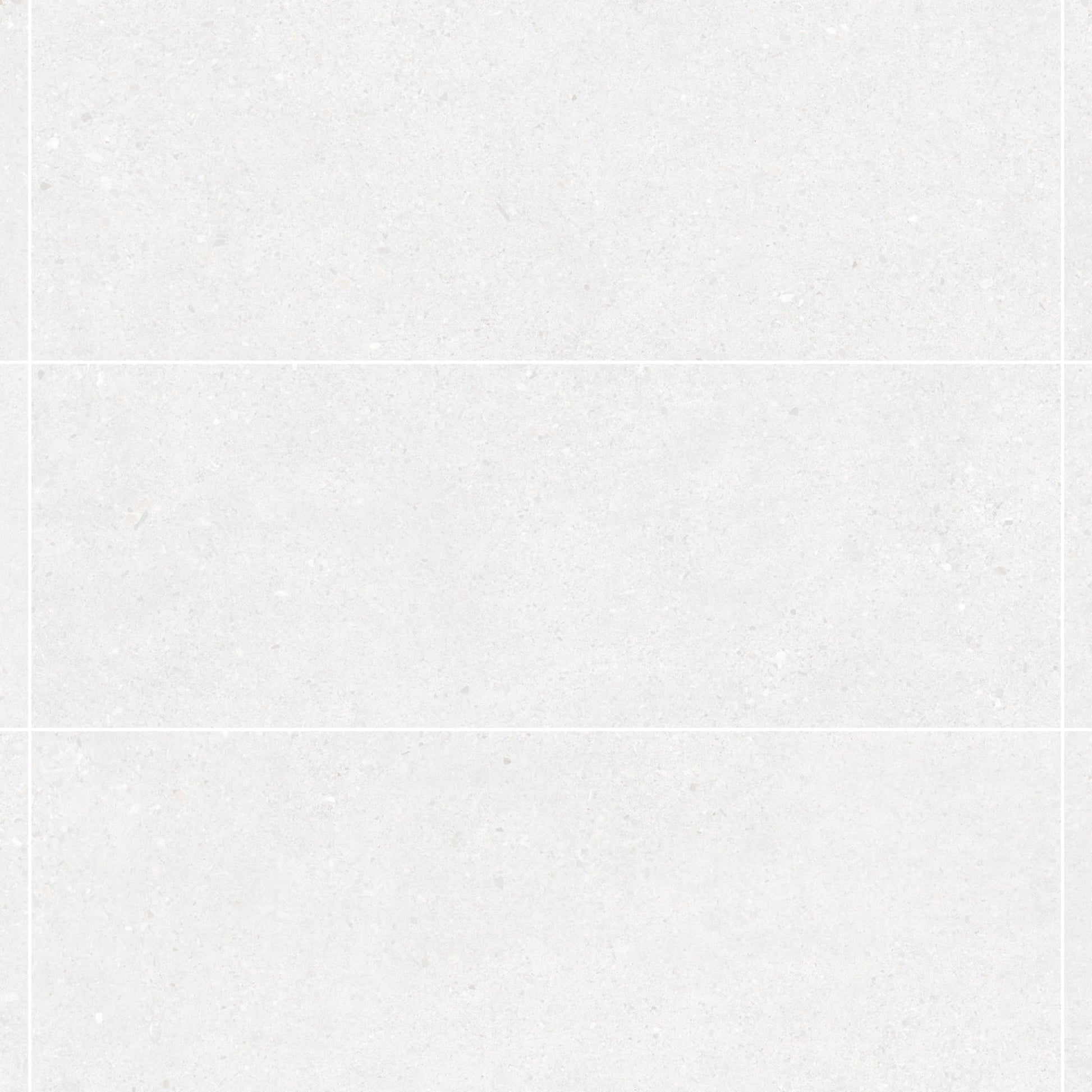Carrelage effet Béton Blanc 100x33,3x0,86 cm Arvelis - Mur intérieur