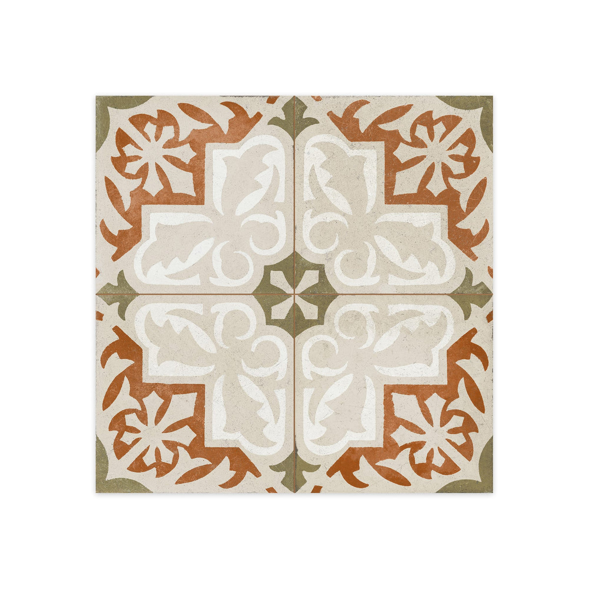 Carrelage Vintage effet Carreau ciment Multicolore Toletum 45x45x0,95 cm Ardina - Sol et mur intérieur