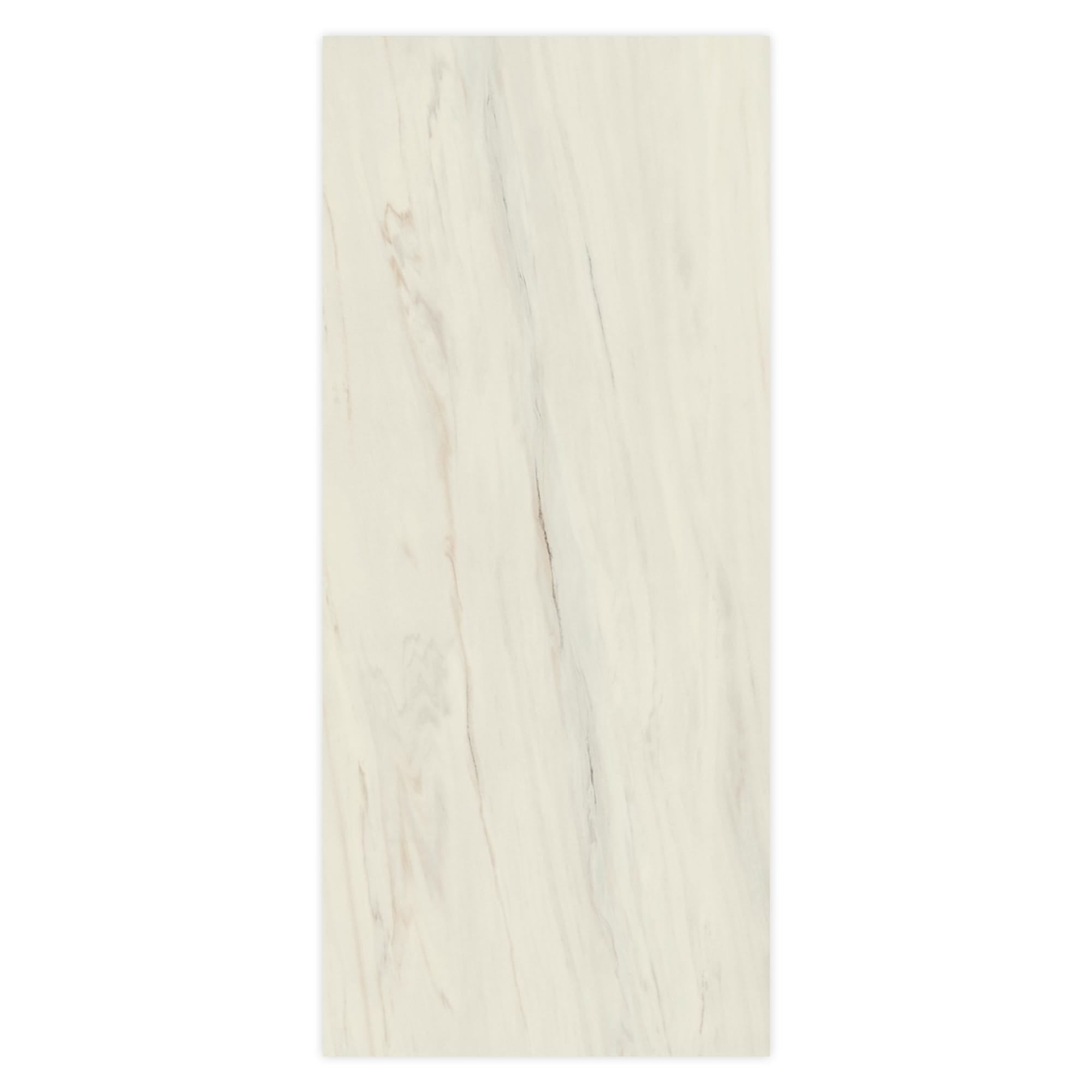 Carrelage effet Marbre Blanc Aurora 278x120x0,6 cm Mat Magnaro - Mur intérieur