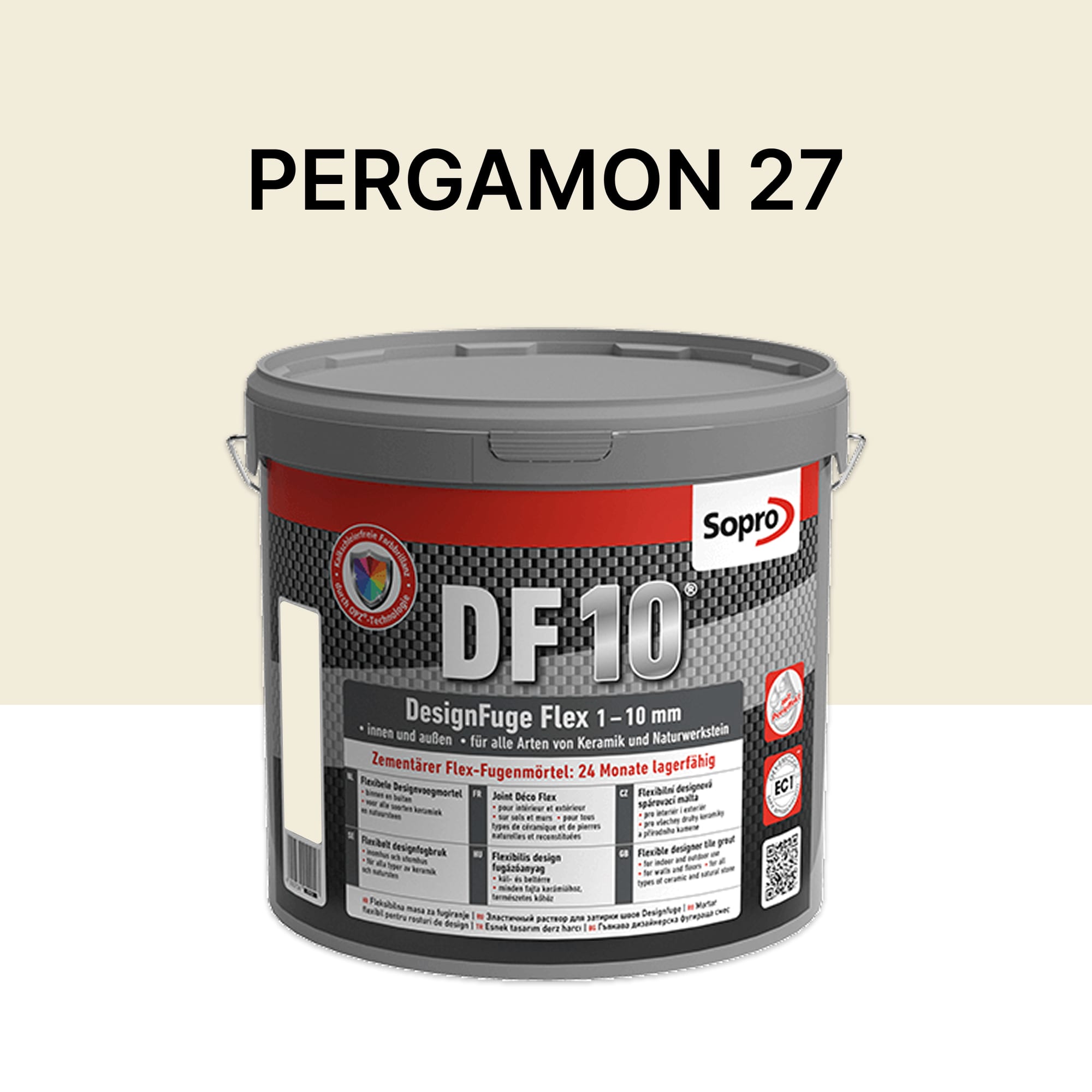 Joint carrelage salle de bains - 1 à 10 mm - Pergamon 27 - Sopro DF 10 - 5 kg