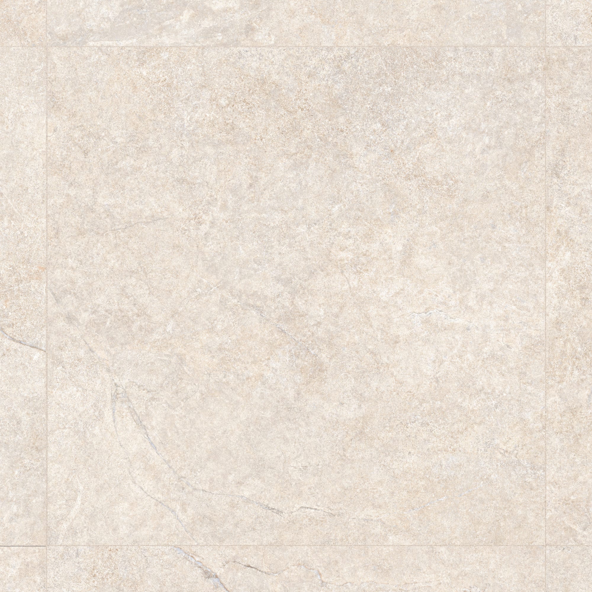 Carrelage effet Pierre Beige Coquille 100x100x2 cm Torvane - Sol extérieur
