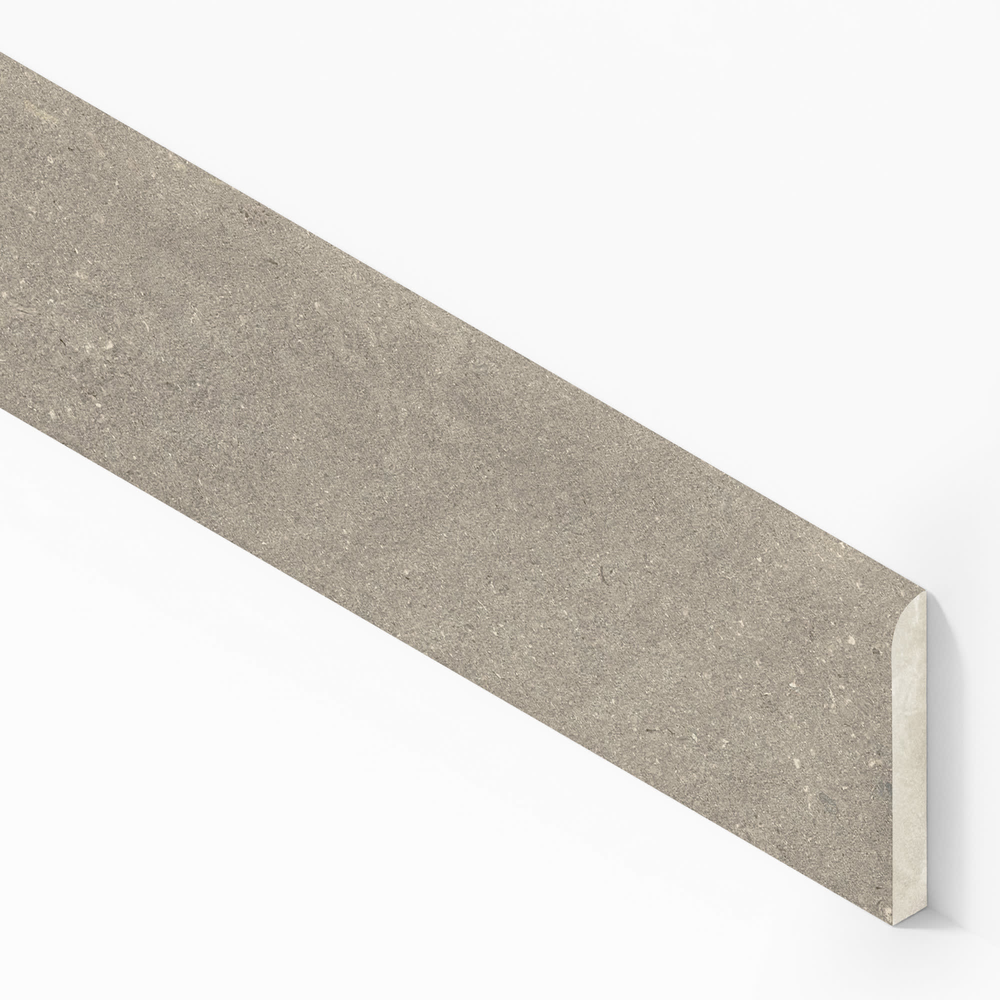 Plinthe carrelage effet Pierre Calcaire Gris Ombre 150x7,2 cm Mat Rocalta