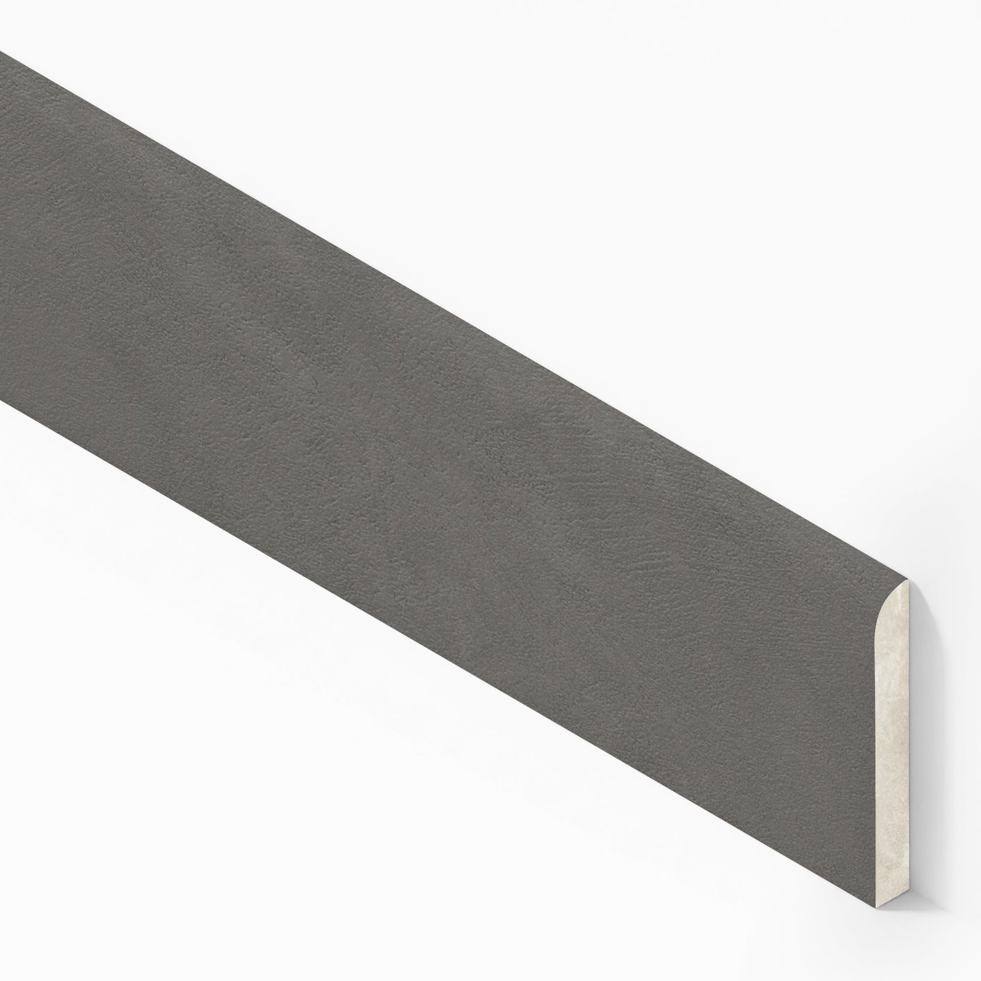 Plinthe carrelage effet Béton Gris Fumé 60x7,2 cm Mat Benzaro