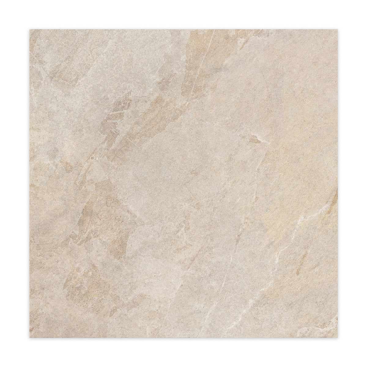 Carrelage effet Pierre Beige Sable 100x100x2 cm Serdano - Sol extérieur