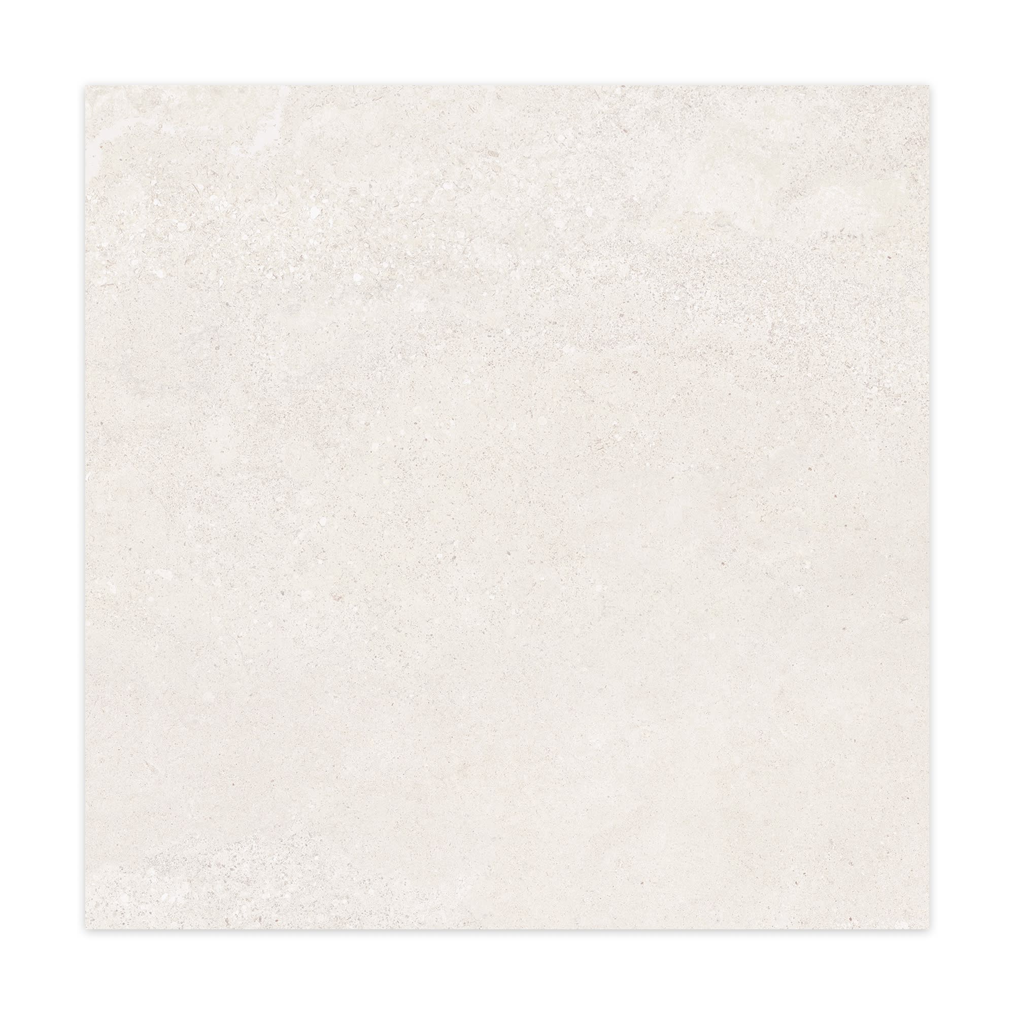 Carrelage effet Pierre Blanc Grisé 90x90x0,9 cm Alvior - Sol extérieur