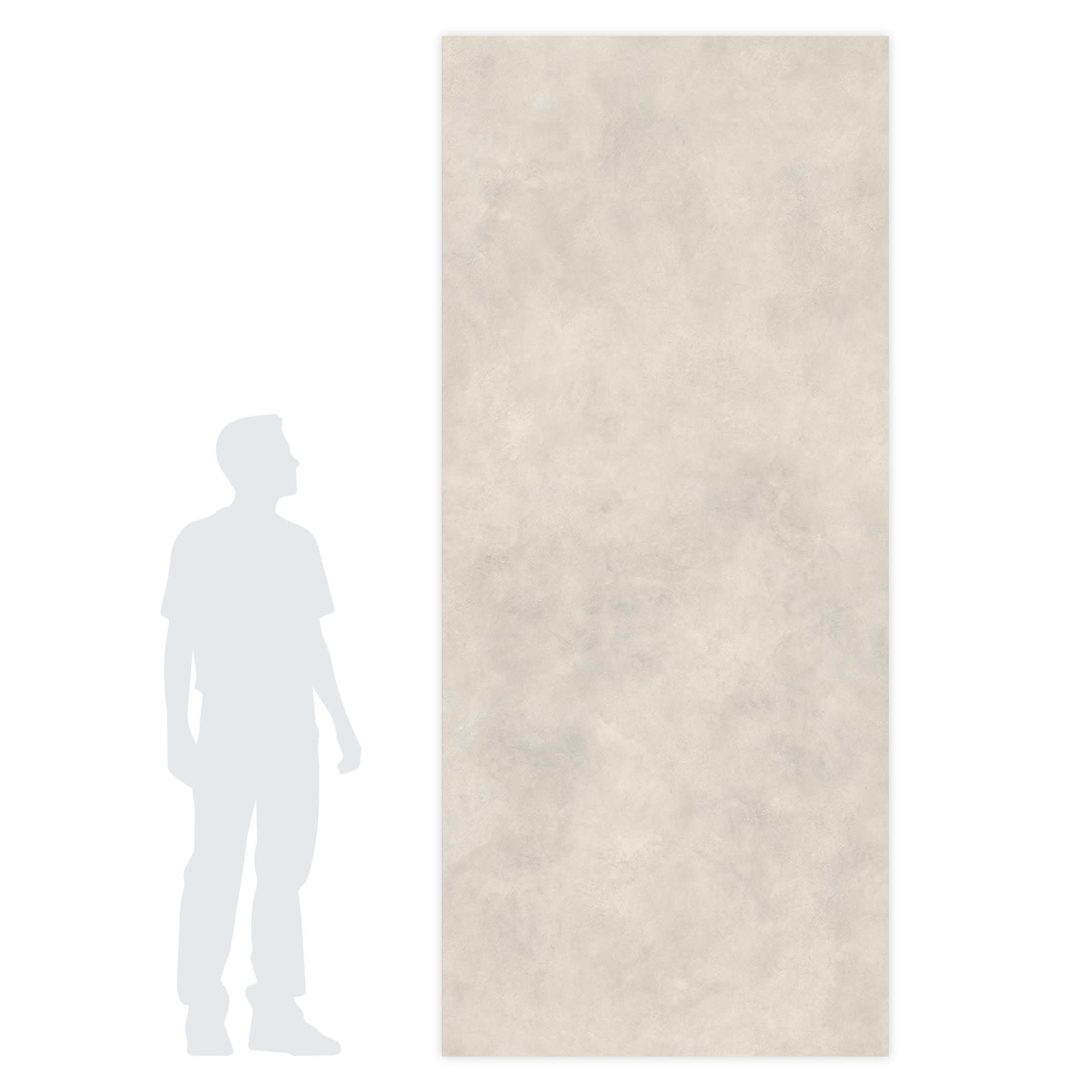Carrelage effet Béton Gris Perle 278x120x0,6 cm Mat Stavira - Mur intérieur