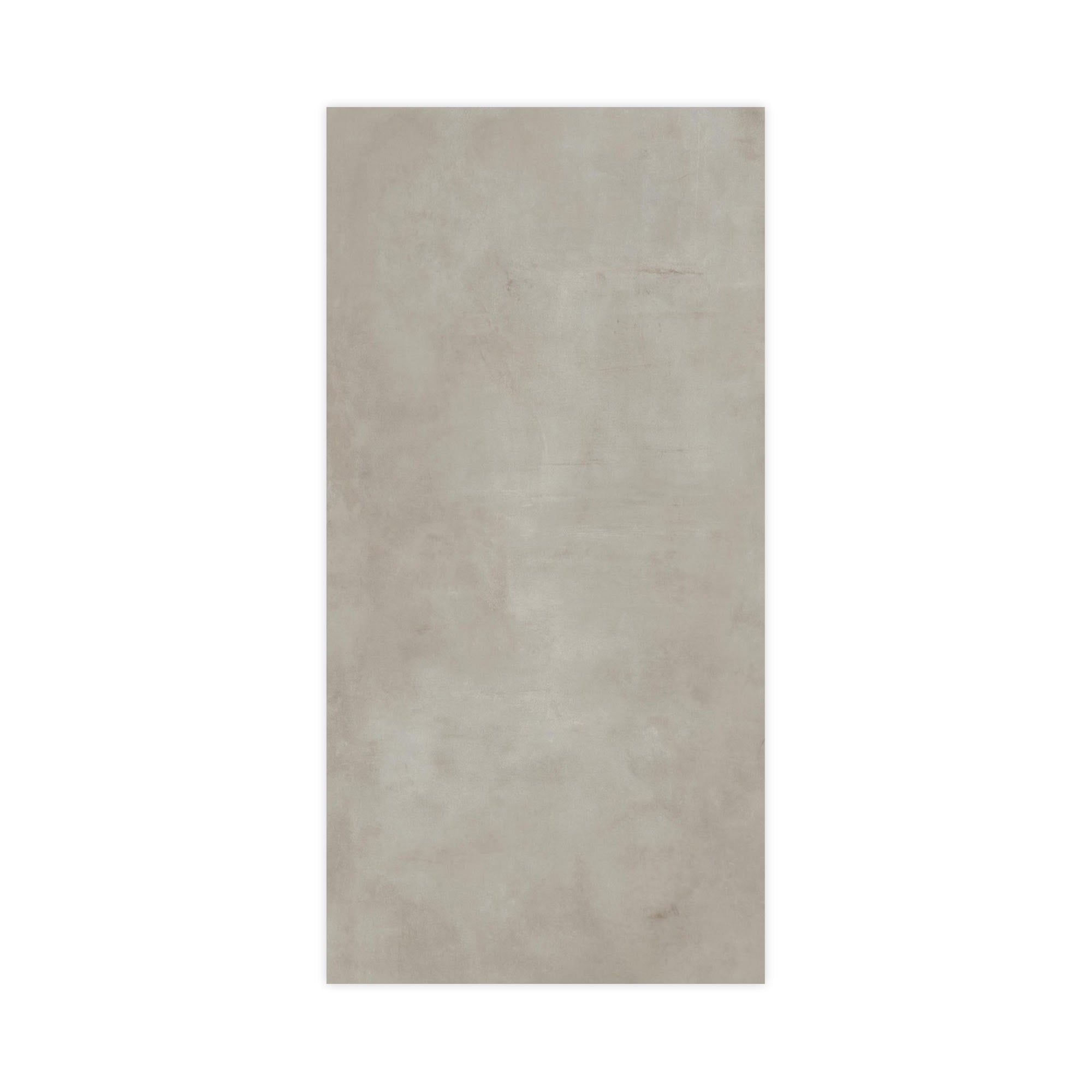 Carrelage effet Béton Gris Brume 240x120x0,9 cm Mat Gravino - Mur intérieur