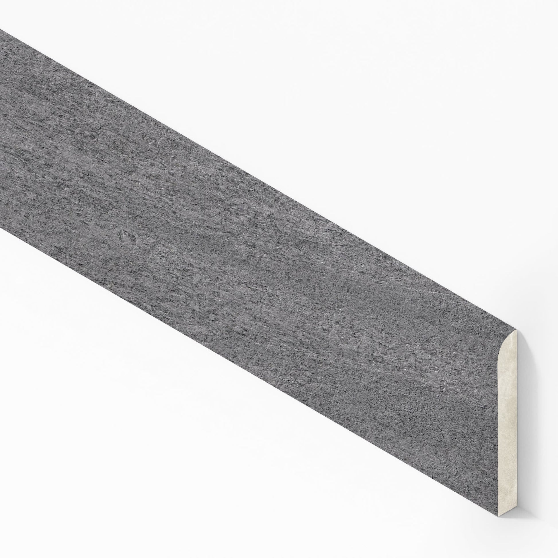 Plinthe carrelage effet Pierre Quartzite Gris Ombre 60x7,2 cm Mat Teravio