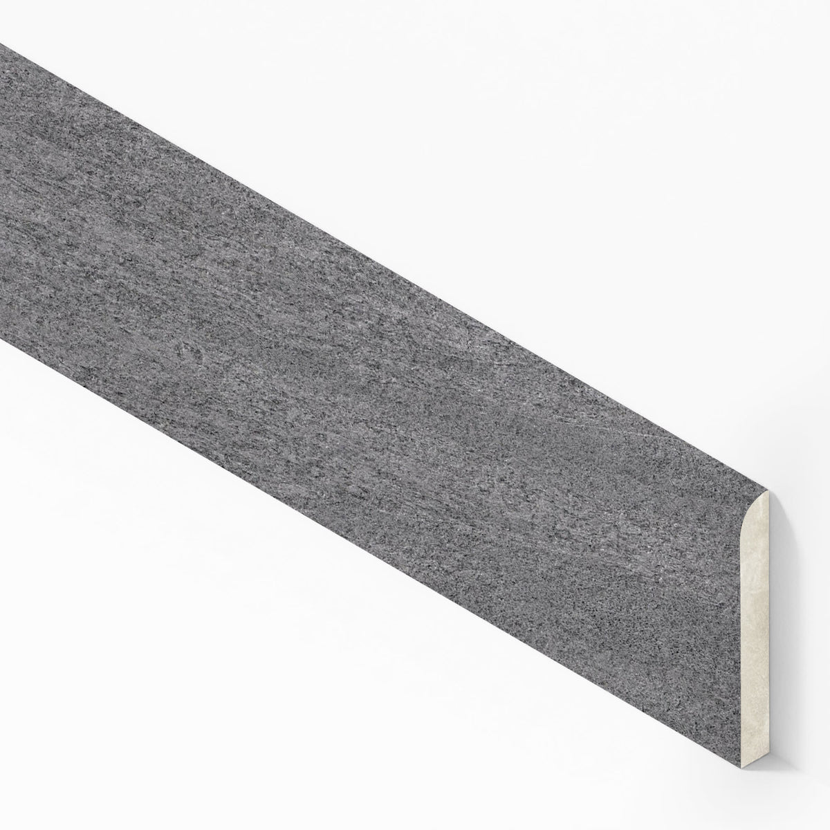 Plinthe carrelage effet Pierre Quartzite Gris Ombre 60x7,2 cm Mat Teravio