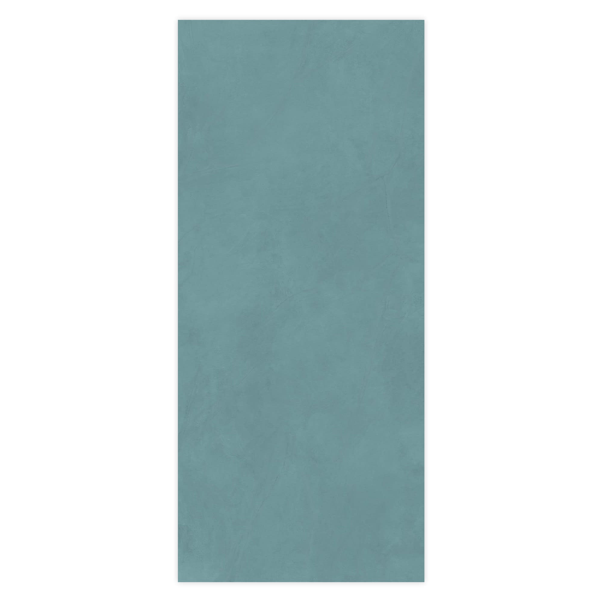 Carrelage effet Enduit Bleu Brume 278x120x0,6 cm Mat Calviro - Mur intérieur