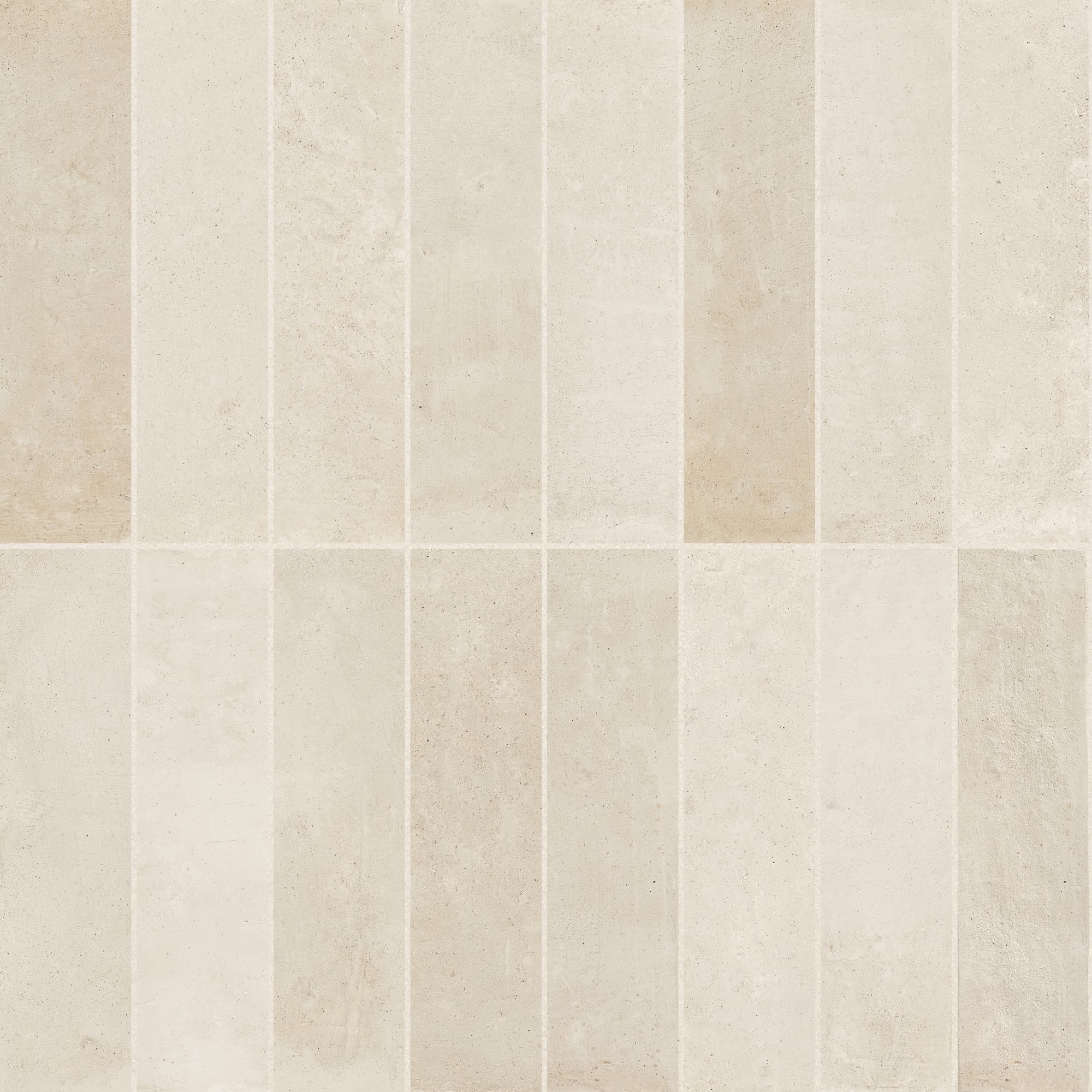 Carrelage effet Zellige Beige 18,4x4,6x0,85 cm Terronys - Sol et mur intérieur