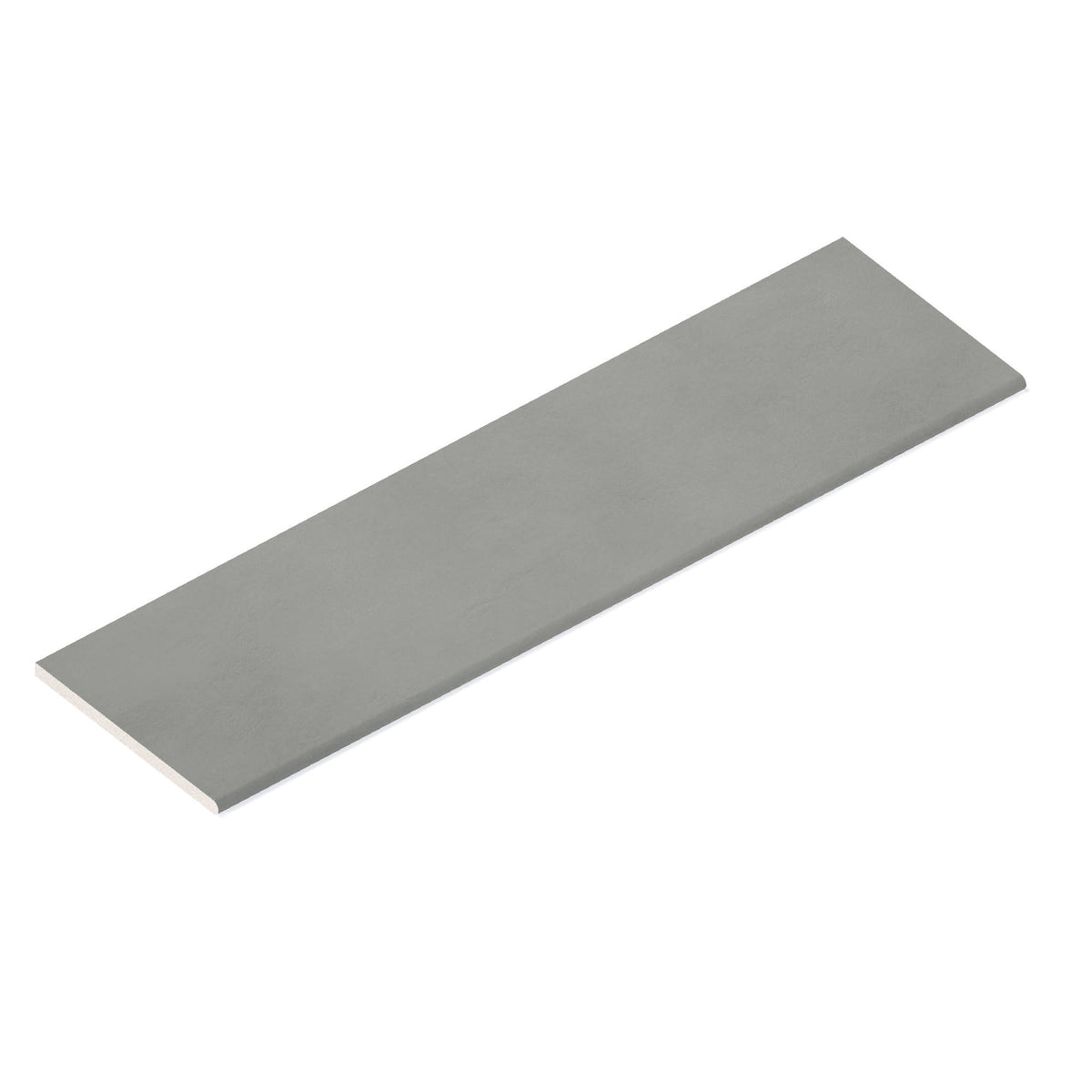 Margelle de piscine effet Béton Gris Cendré 120x33x2 cm Bord 1/2 Rond Montera