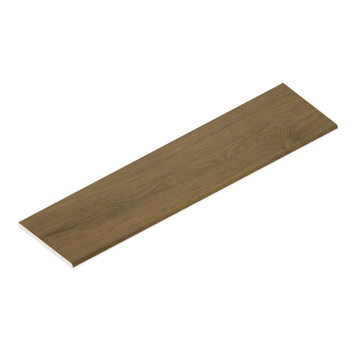 Margelle de piscine effet Bois Chêne Fumé Rustic 120x30x2 cm Bord 1/2 Rond Forenza