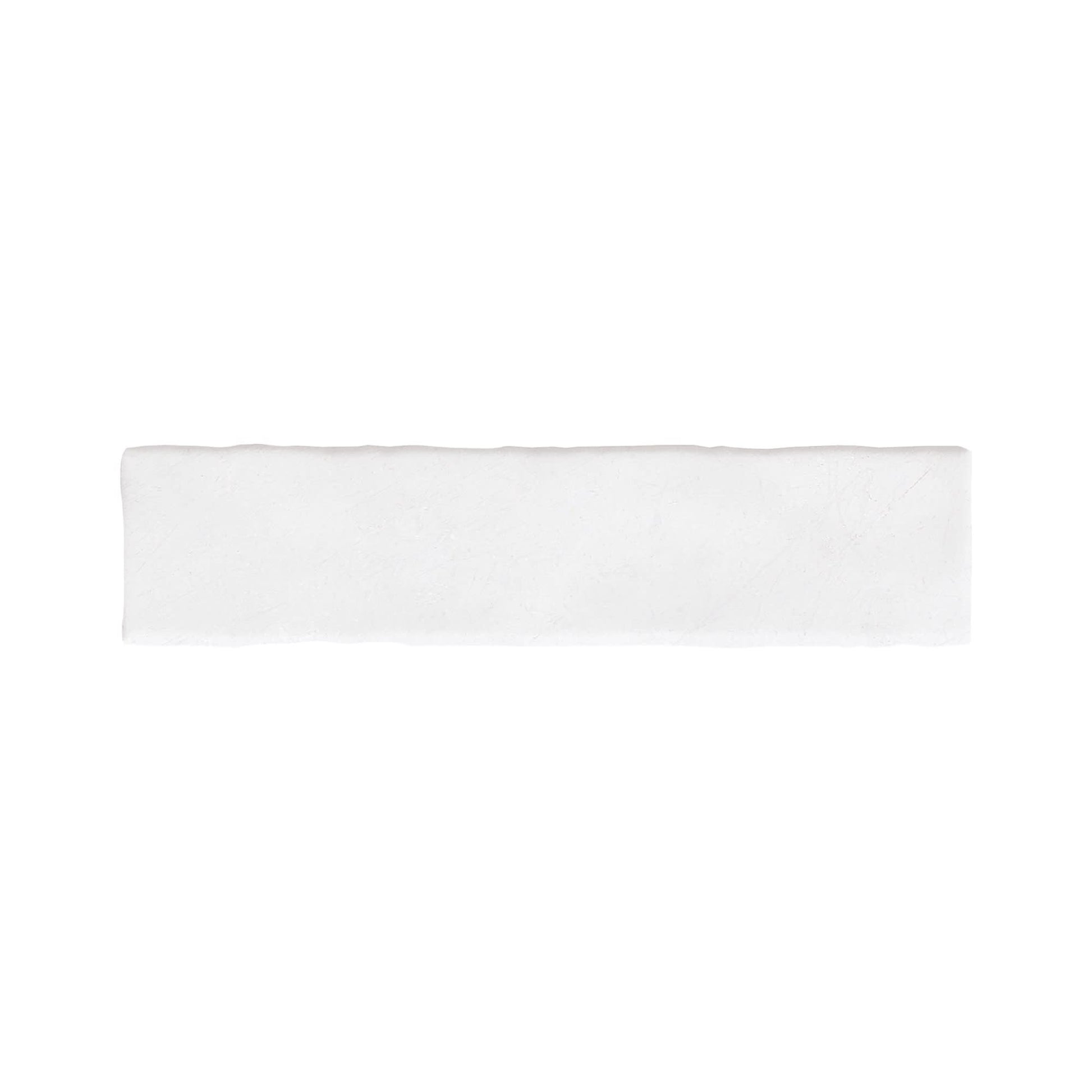 Carrelage effet Zellige Blanc 24,6x6x0,85 cm Ravelo - Sol et mur intérieur
