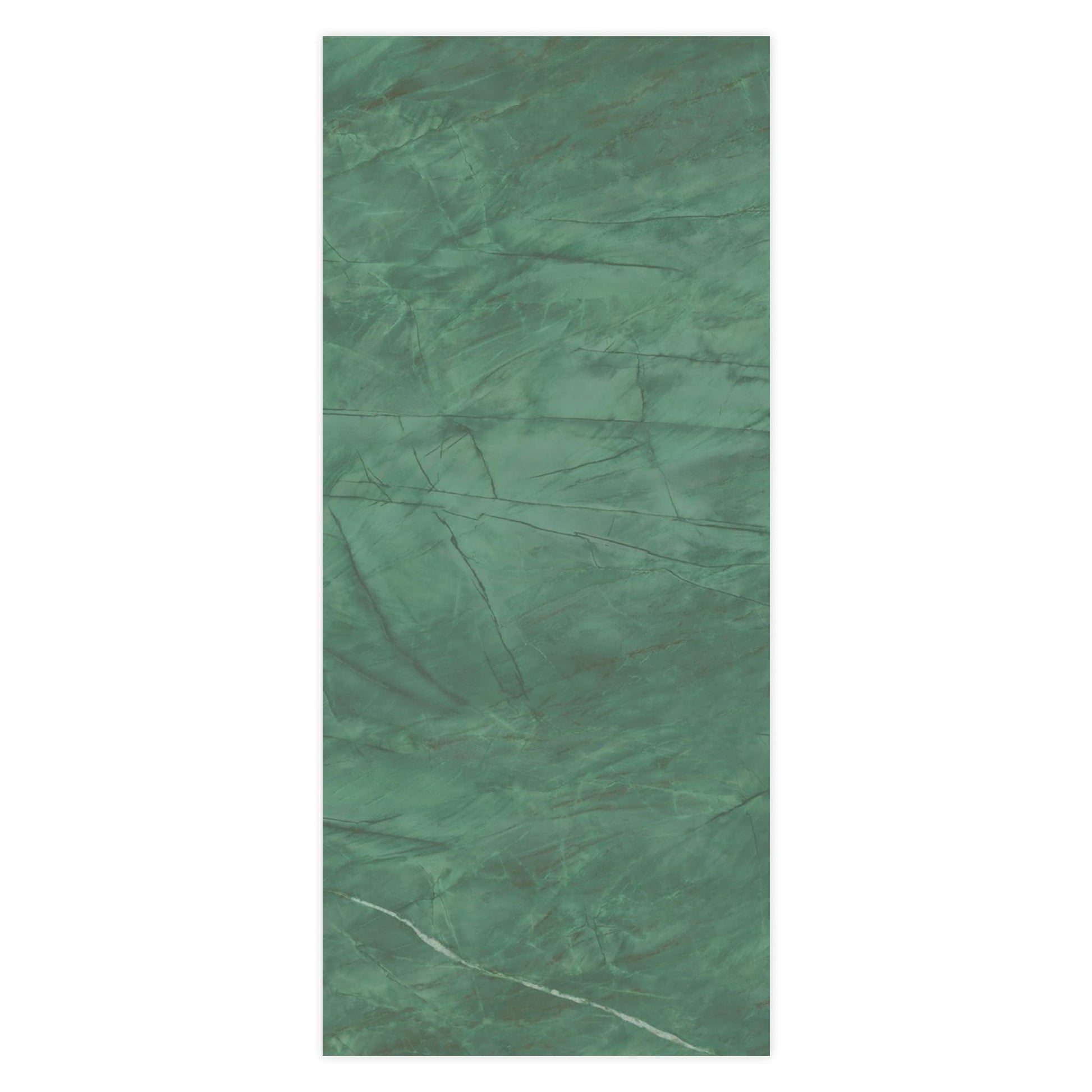 Carrelage effet Marbre Vert Smeraldo 278x120x0,6 cm Brillant Florenza - Mur intérieur