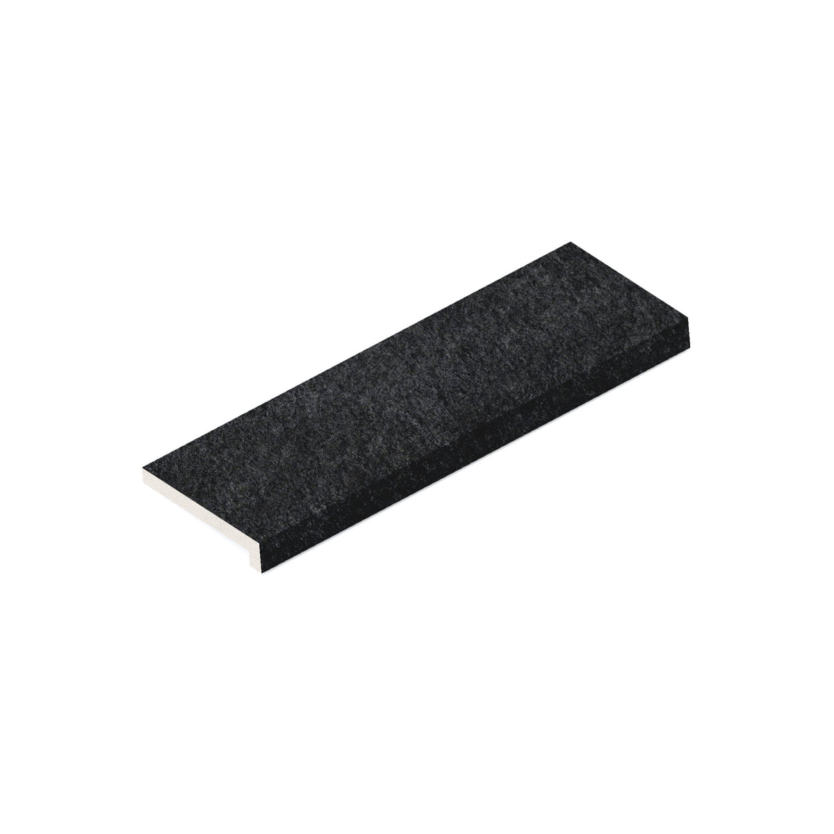 Margelle de piscine effet Pierre Quartzite Gris Dark 60x20x2 cm Bord Droit avec retombée Teravio