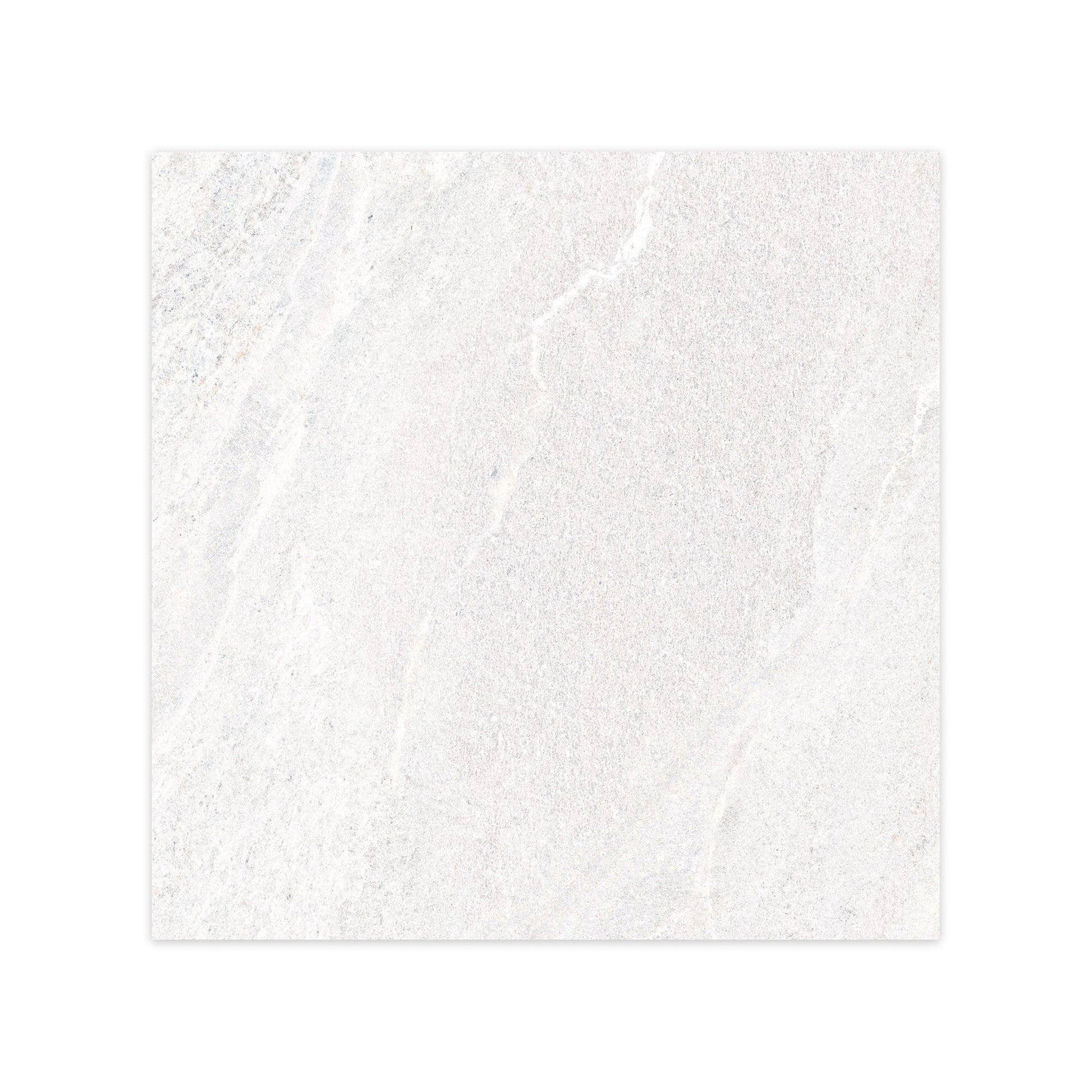 Carrelage effet Pierre Gris Perle 60x60x0,9 cm In&Out Torvane - Sol et mur intérieur et Sol extérieur