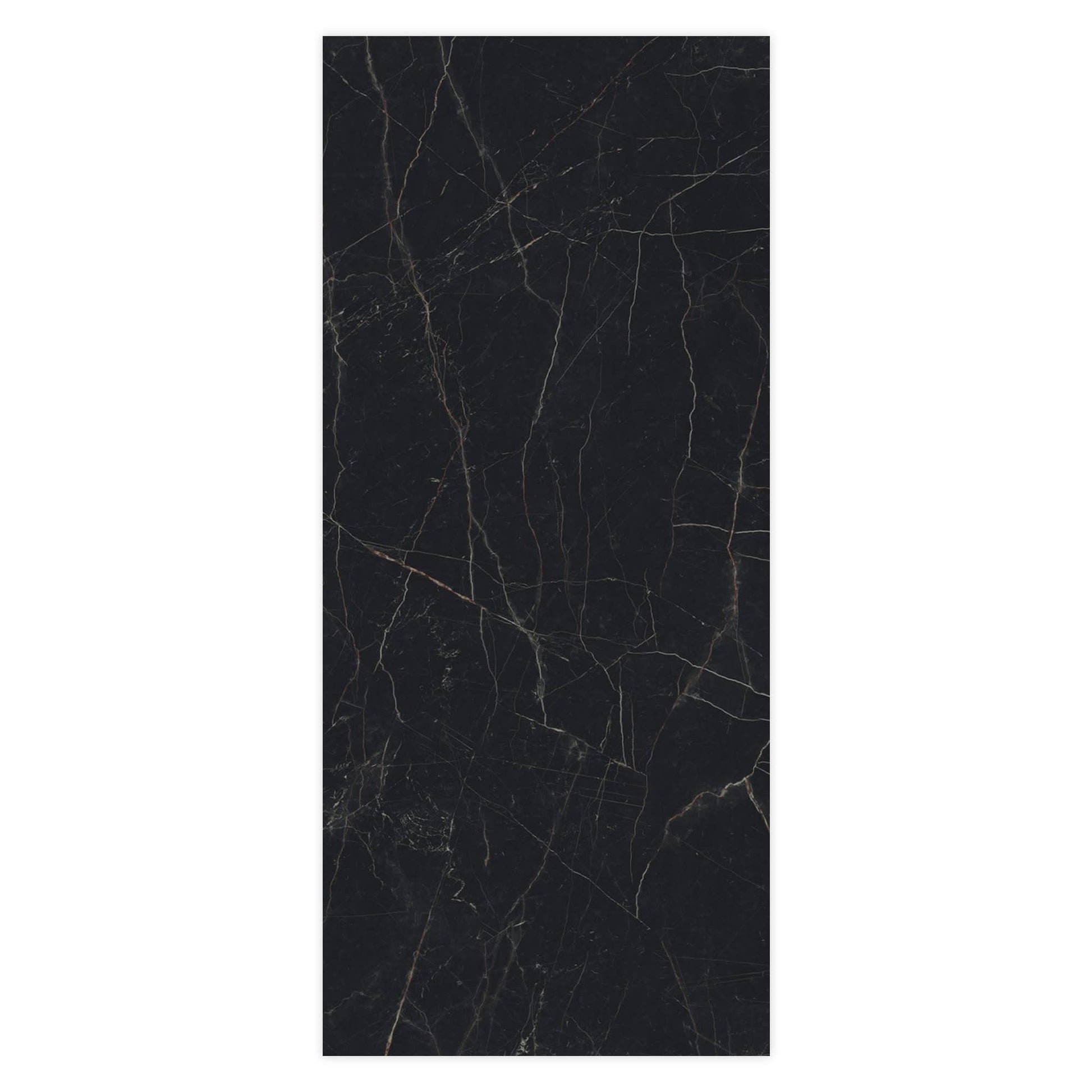 Carrelage effet Marbre Noir Scuro 278x120x0,6 cm Mat Magnaro - Mur intérieur