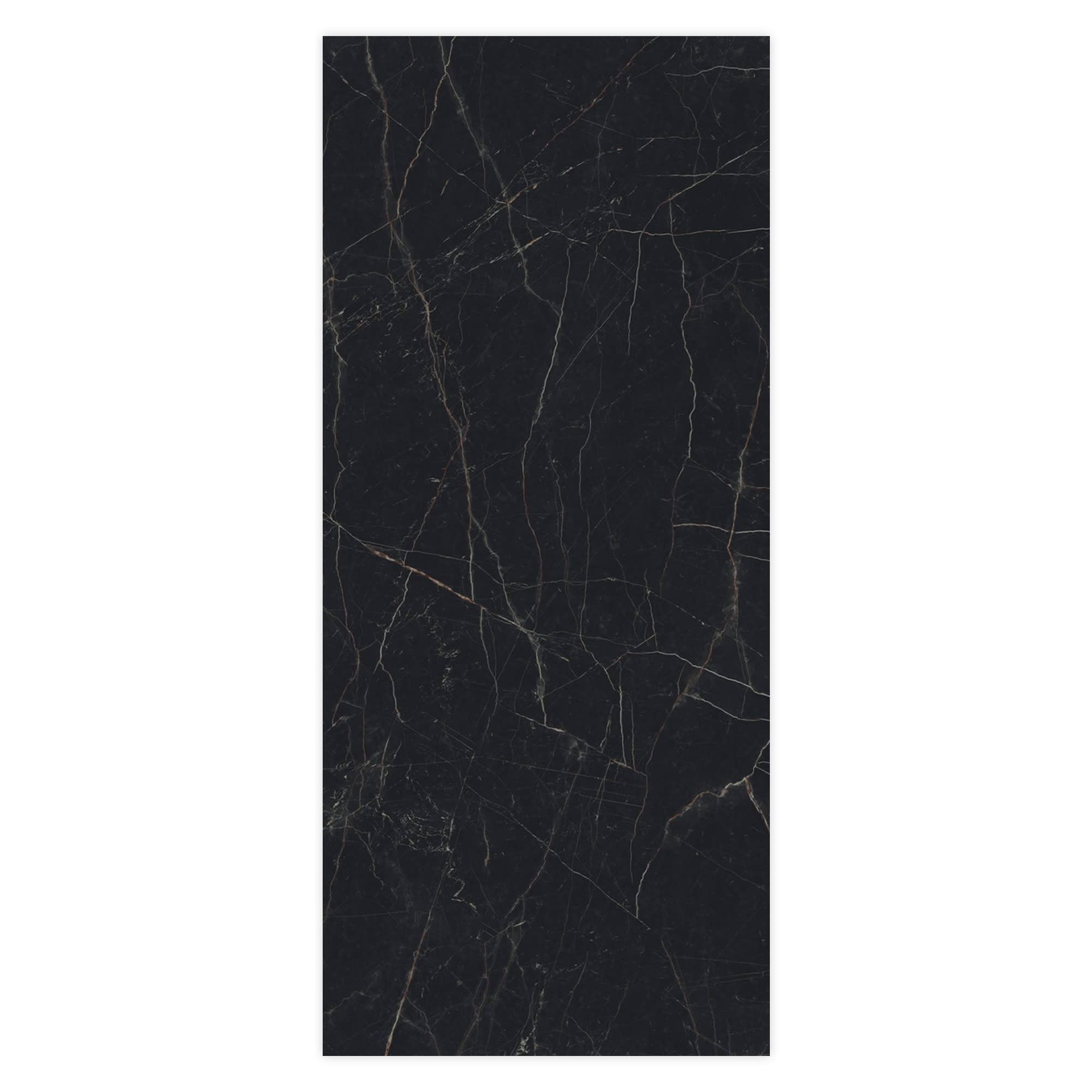 Carrelage effet Marbre Noir Scuro 278x120x0,6 cm Mat Magnaro - Mur intérieur