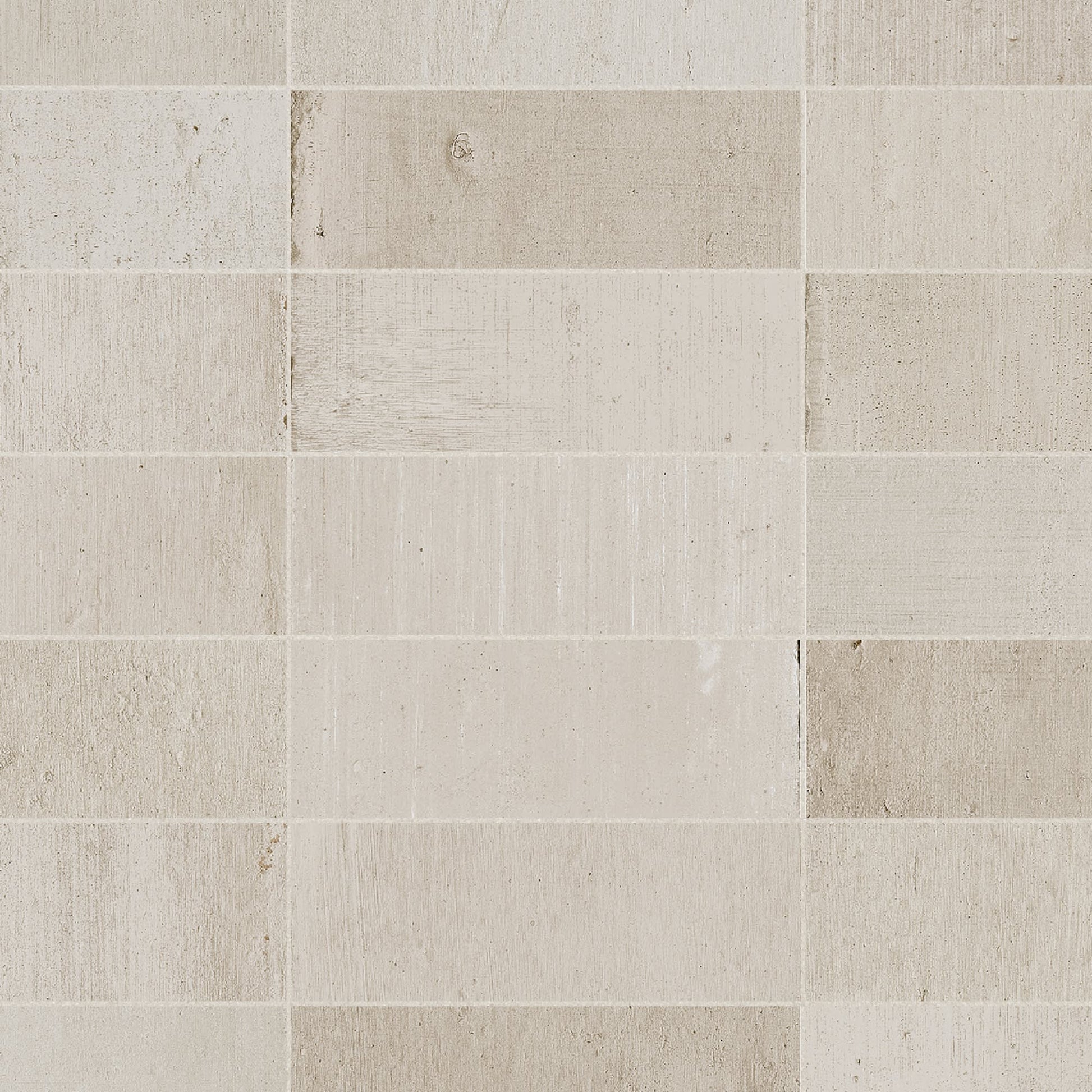 Carrelage effet Zellige Greige 24,6x6x0,85 cm Azurel - Sol et mur intérieur