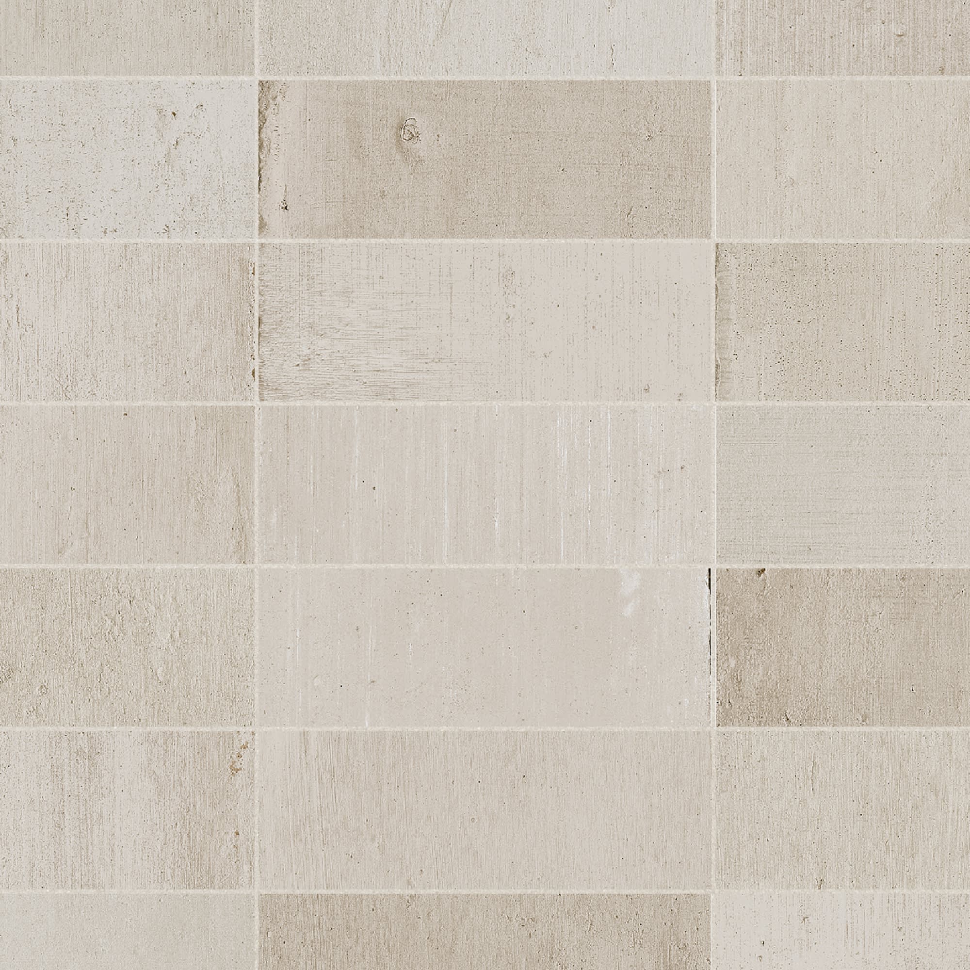 Carrelage effet Zellige Greige 24,6x6x0,85 cm Azurel - Sol et mur intérieur