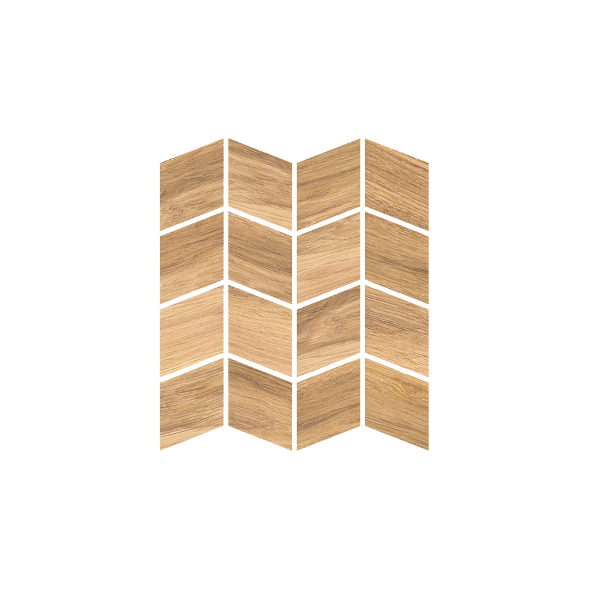 Mosaïque effet Bois Chêne Naturel 27,5x24x1 cm Valdoro - Sol et mur intérieur