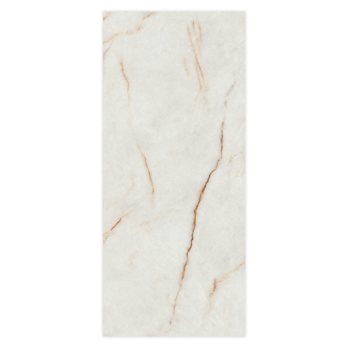 Carrelage effet Marbre Blanc Cristallo 278x120x0,6 cm Silk Sorvella - Mur intérieur