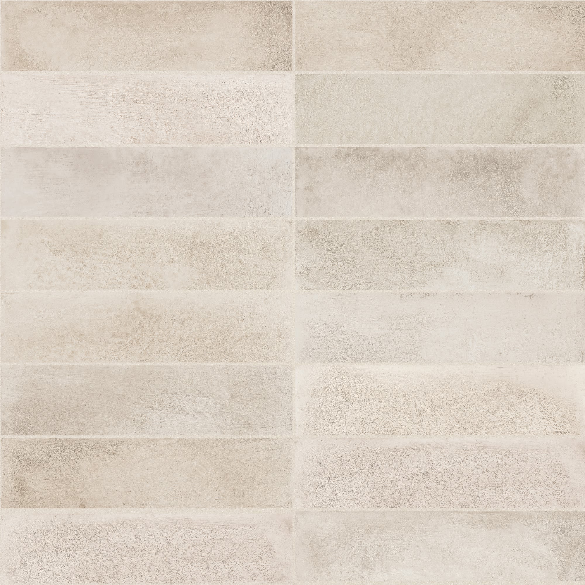 Carrelage effet Zellige Beige Foncé 24,6x6x0,85 cm Montel - Mur intérieur