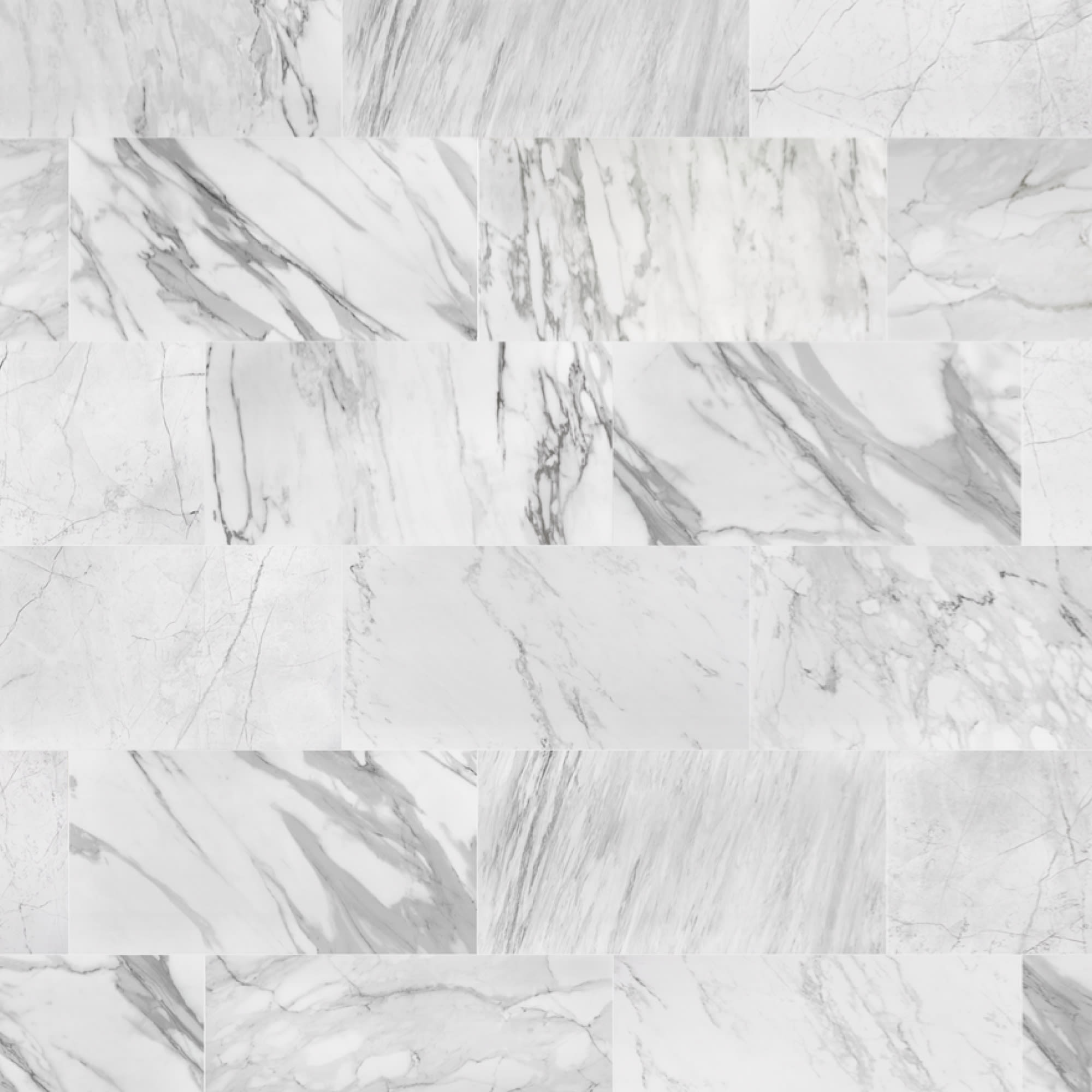 Carrelage Piscine effet Marbre Blanc Grigio 62,6x31x0,9 cm Capri