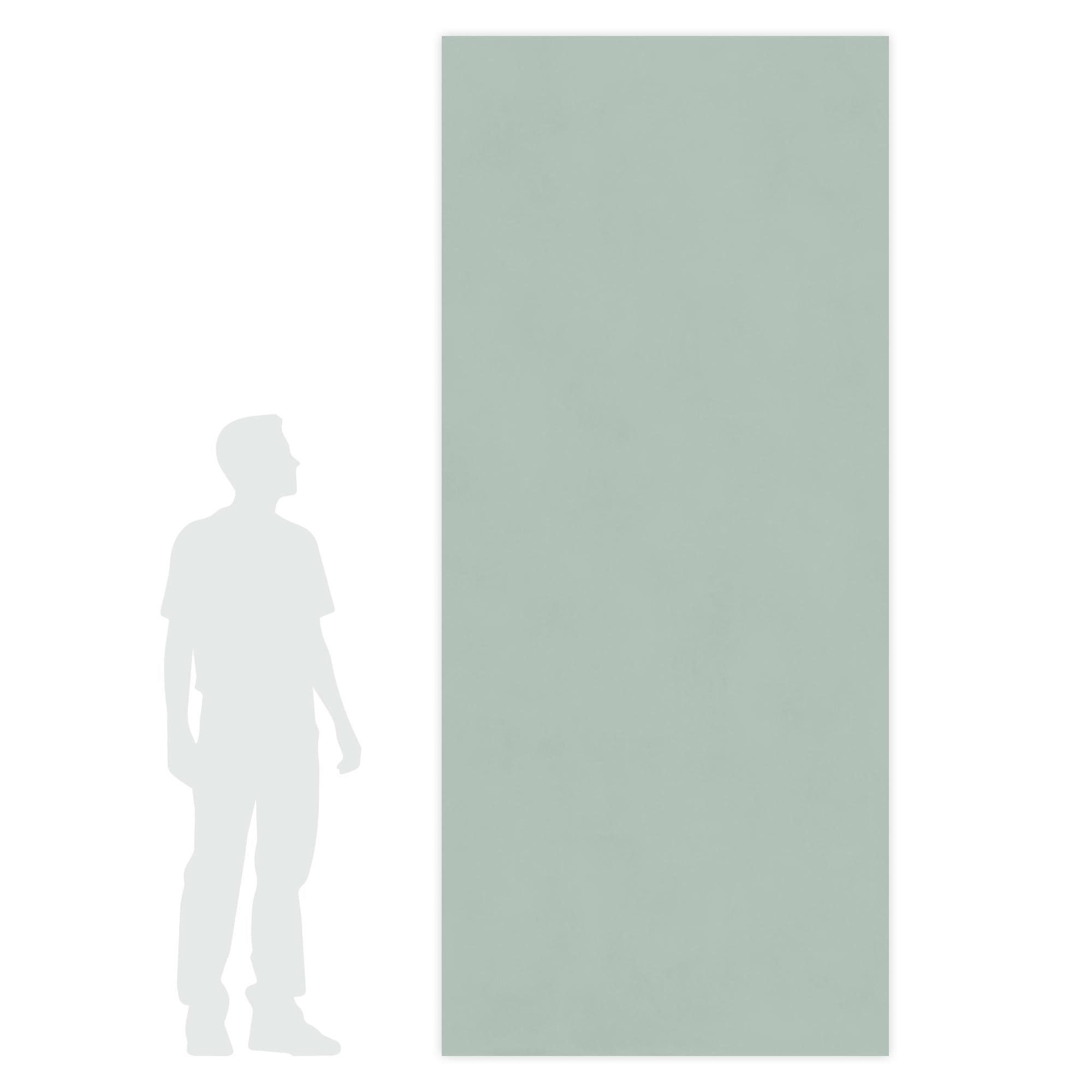 Carrelage effet Béton Vert Argile 278x120x0,6 cm Mat Cortivo - Mur intérieur