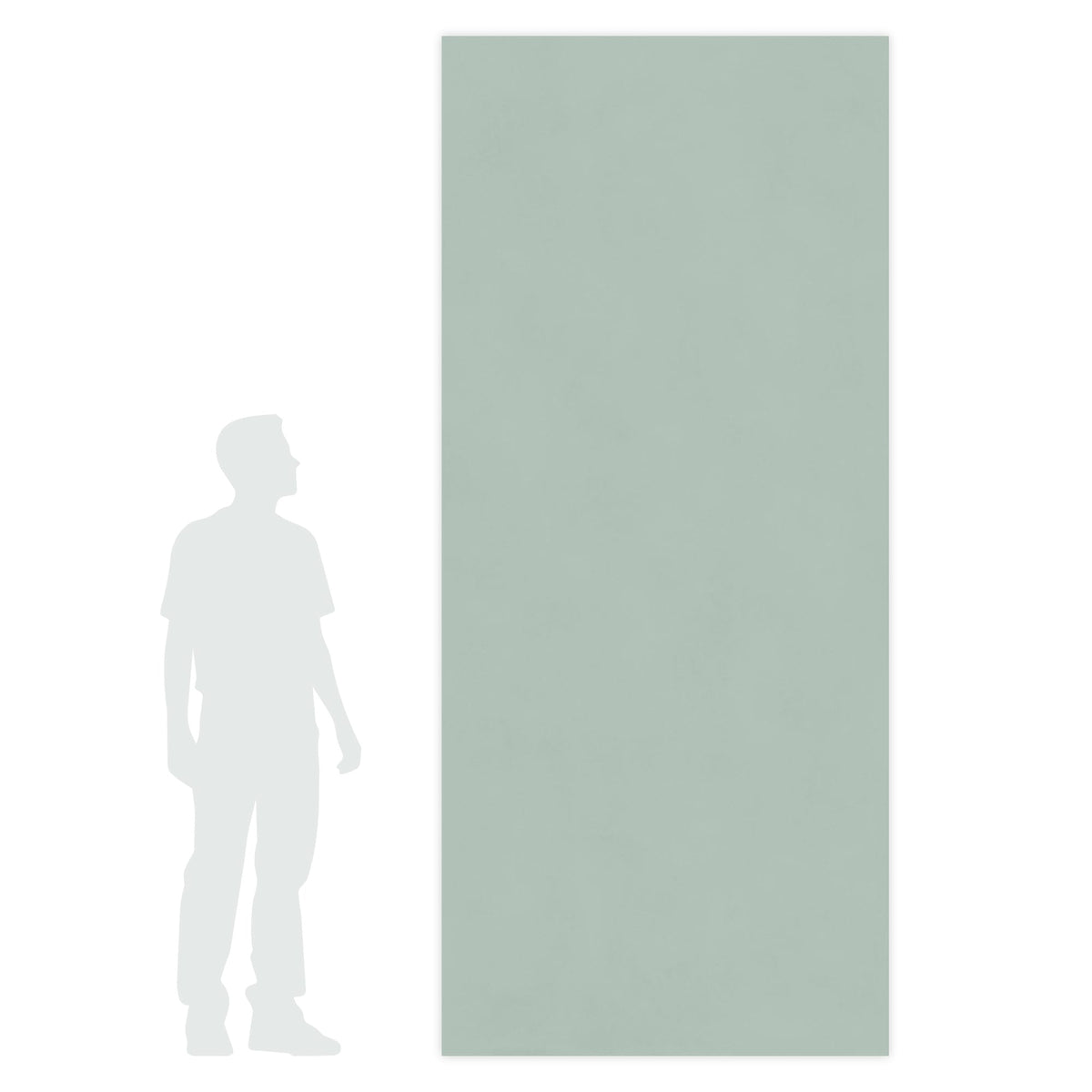 Carrelage effet Béton Vert Argile 278x120x0,6 cm Mat Cortivo - Mur intérieur