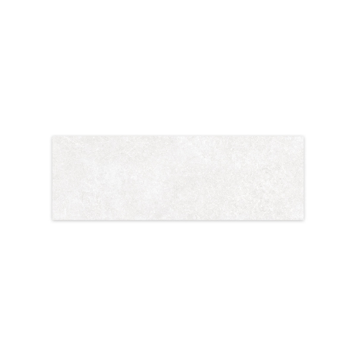 Carrelage effet Béton Blanc Lin 75x25x1,05 cm Sorelan - Mur intérieur