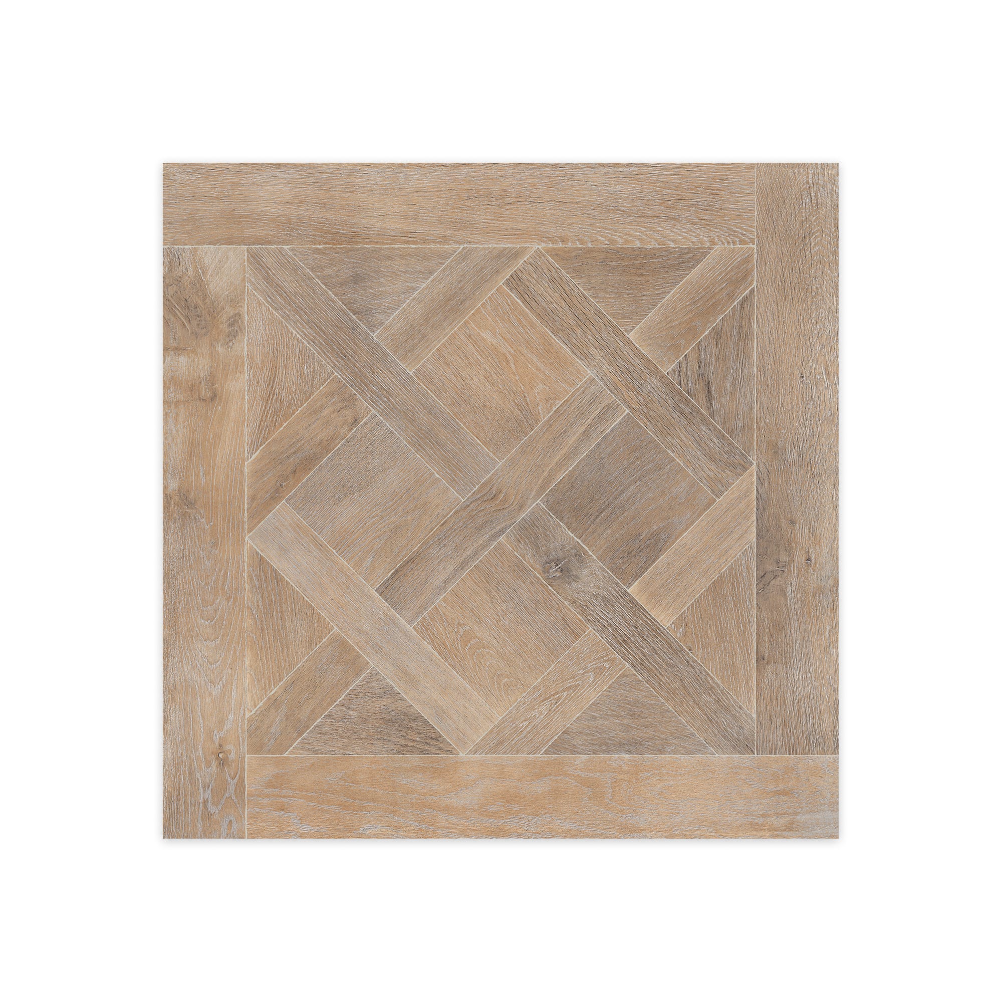 Carrelage effet Parquet Bois Chêne Clair Versailles 90x90x0,9 cm Trianon - Sol intérieur