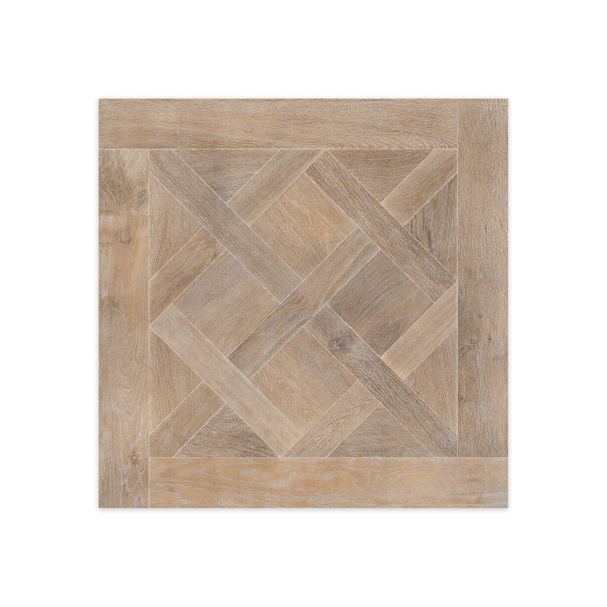 Carrelage effet Parquet Bois Chêne Clair Versailles 90x90x0,9 cm Trianon - Sol intérieur