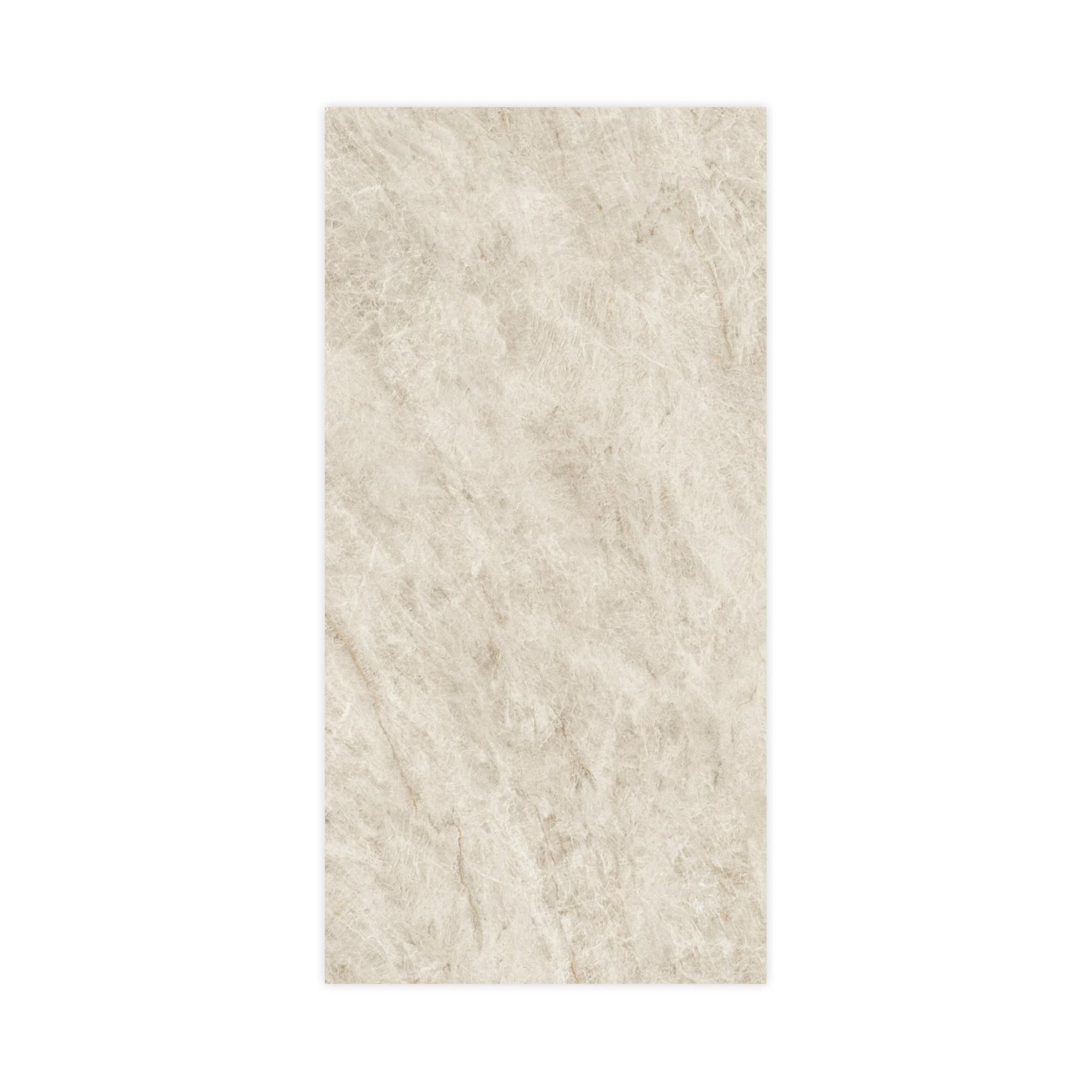 Carrelage effet Marbre Blanc Impérial 240x120x0,9 cm Brillant Sorvella - Mur intérieur