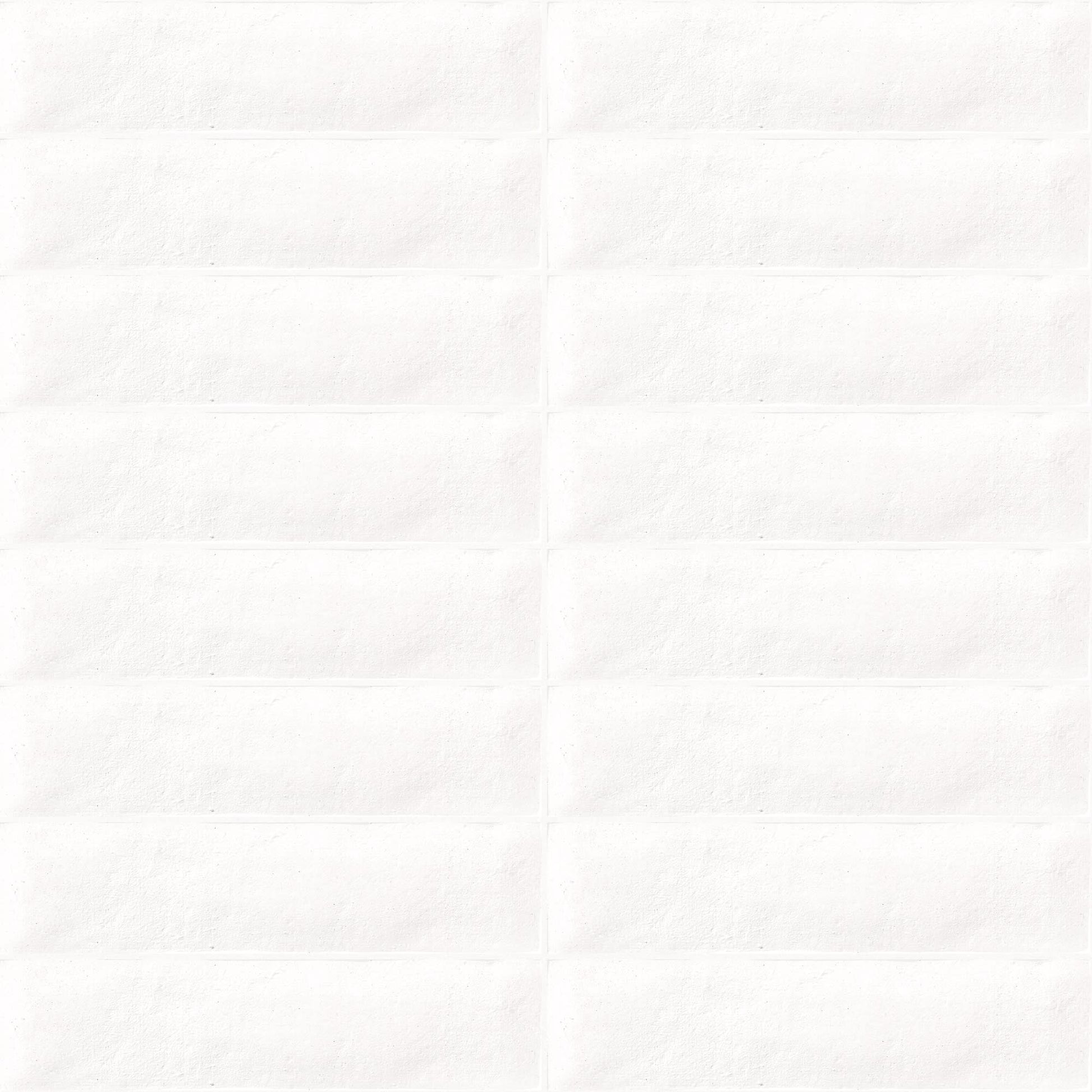 Carrelage effet Zellige Blanc 18,4x4,6x0,85 cm Terronys - Sol et mur intérieur