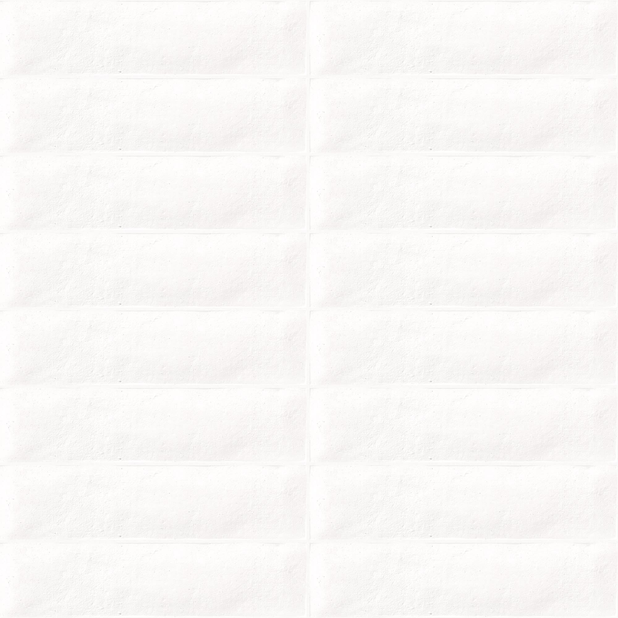Carrelage effet Zellige Blanc 18,4x4,6x0,85 cm Terronys - Sol et mur intérieur