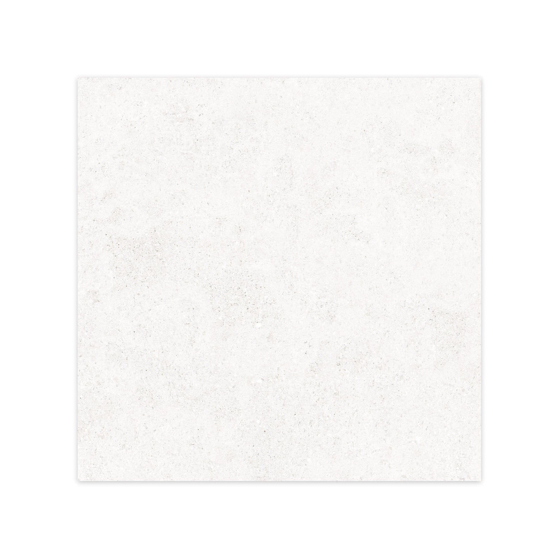 Carrelage effet Béton Blanc 90x90x0,9 cm In&Out Arvelis - Sol et mur intérieur et Sol extérieur