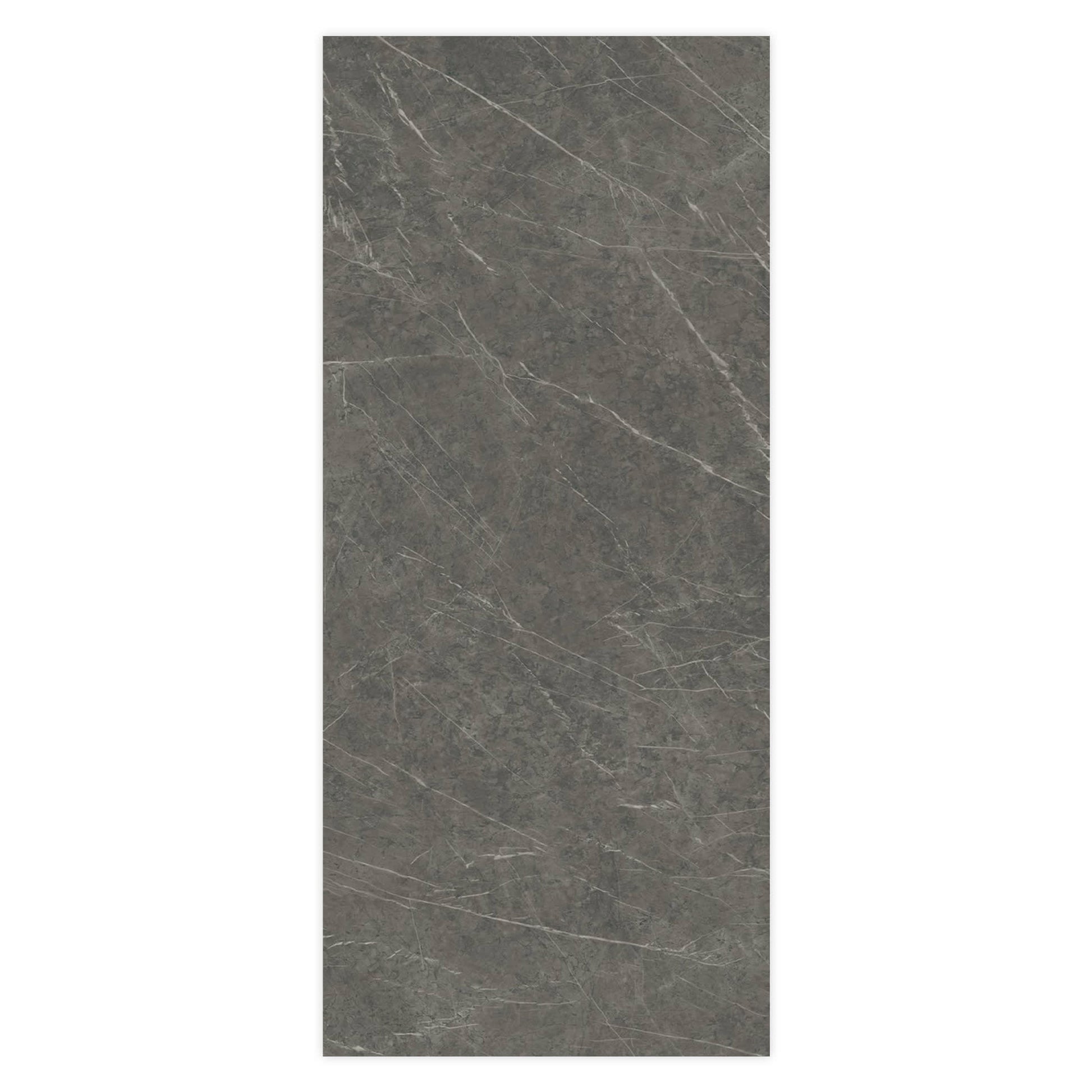 Carrelage effet Marbre Gris Ombre 278x120x0,6 cm Mat Clarenza - Mur intérieur