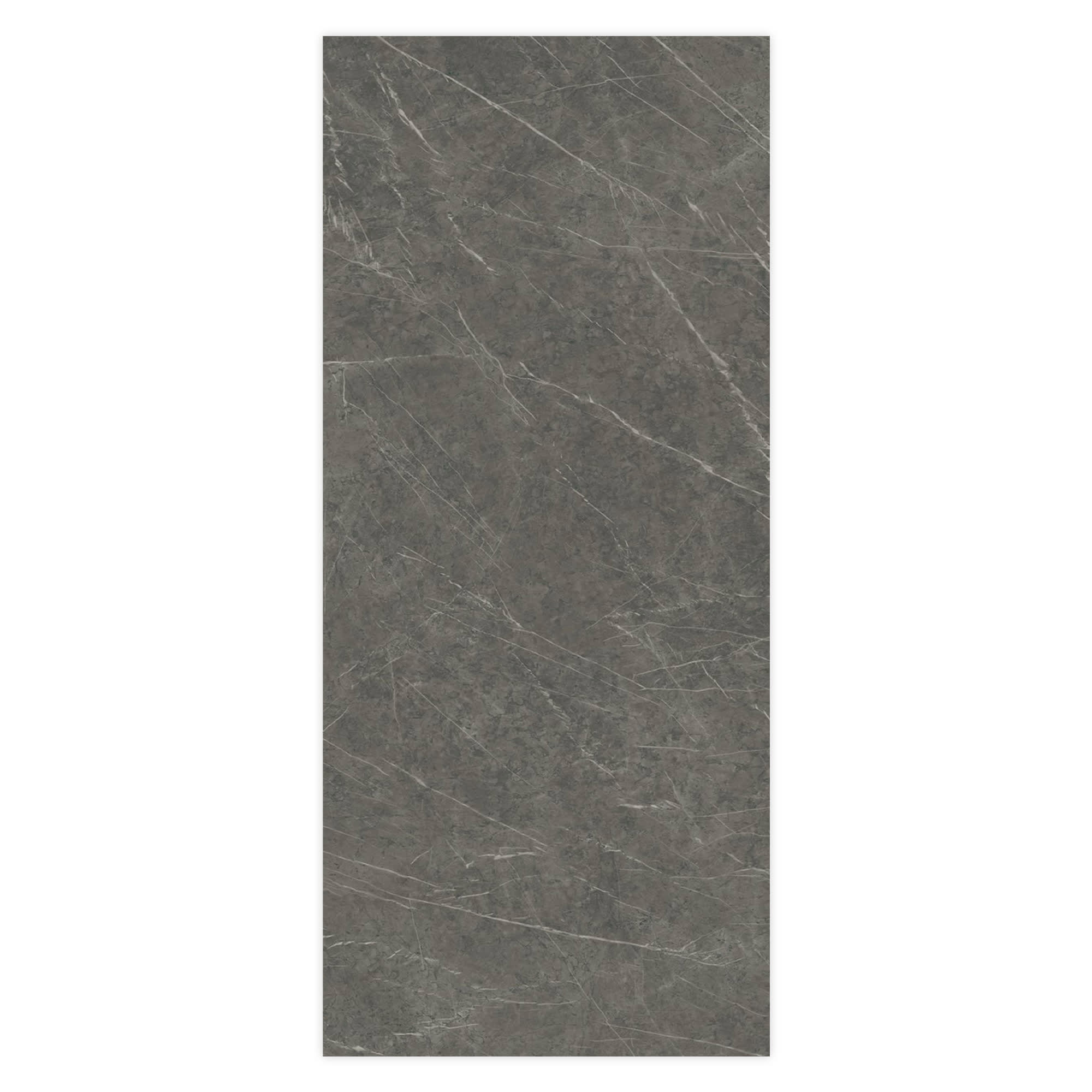 Carrelage effet Marbre Gris Ombre 278x120x0,6 cm Mat Clarenza - Mur intérieur