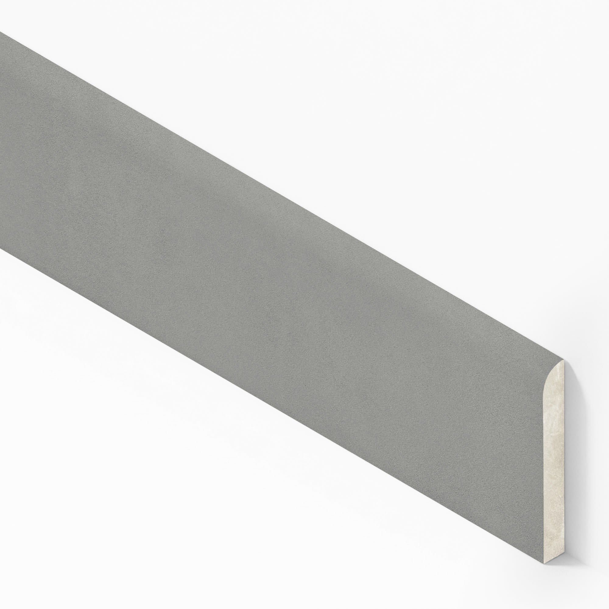 Plinthe carrelage effet Béton Gris Cendré 80x7,2 cm Mat Montera