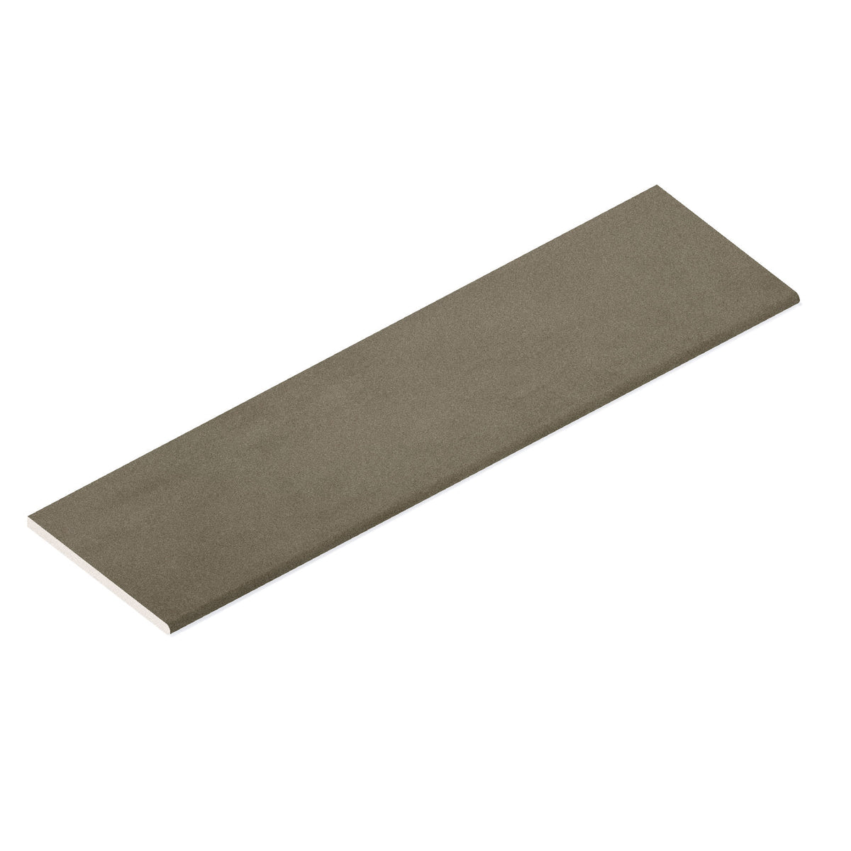 Margelle de piscine effet Béton Gris Terre 120x33x2 cm Bord 1/2 Rond Vetrano