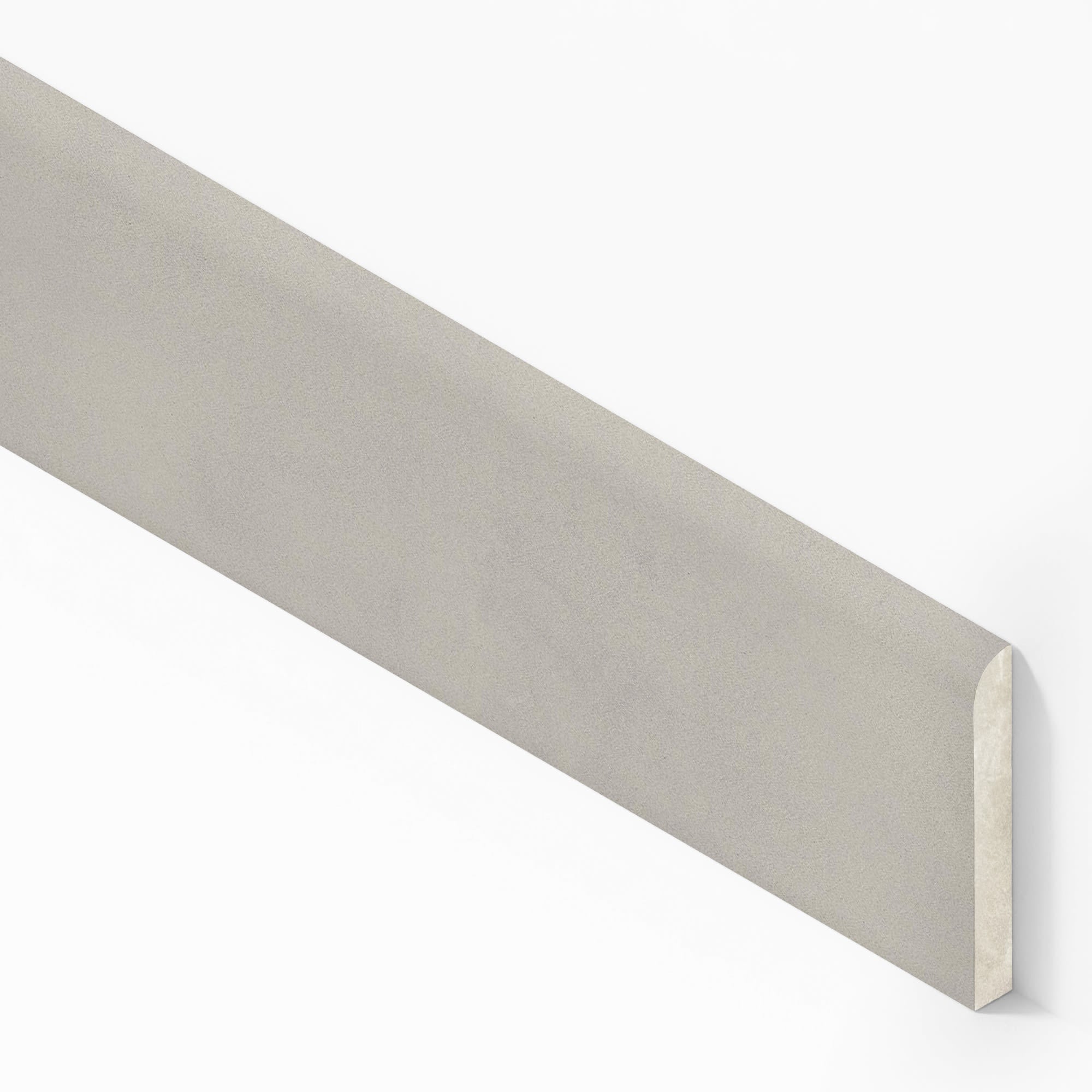 Plinthe carrelage effet Béton Gris Brume 120x7,2 cm Mat Montera