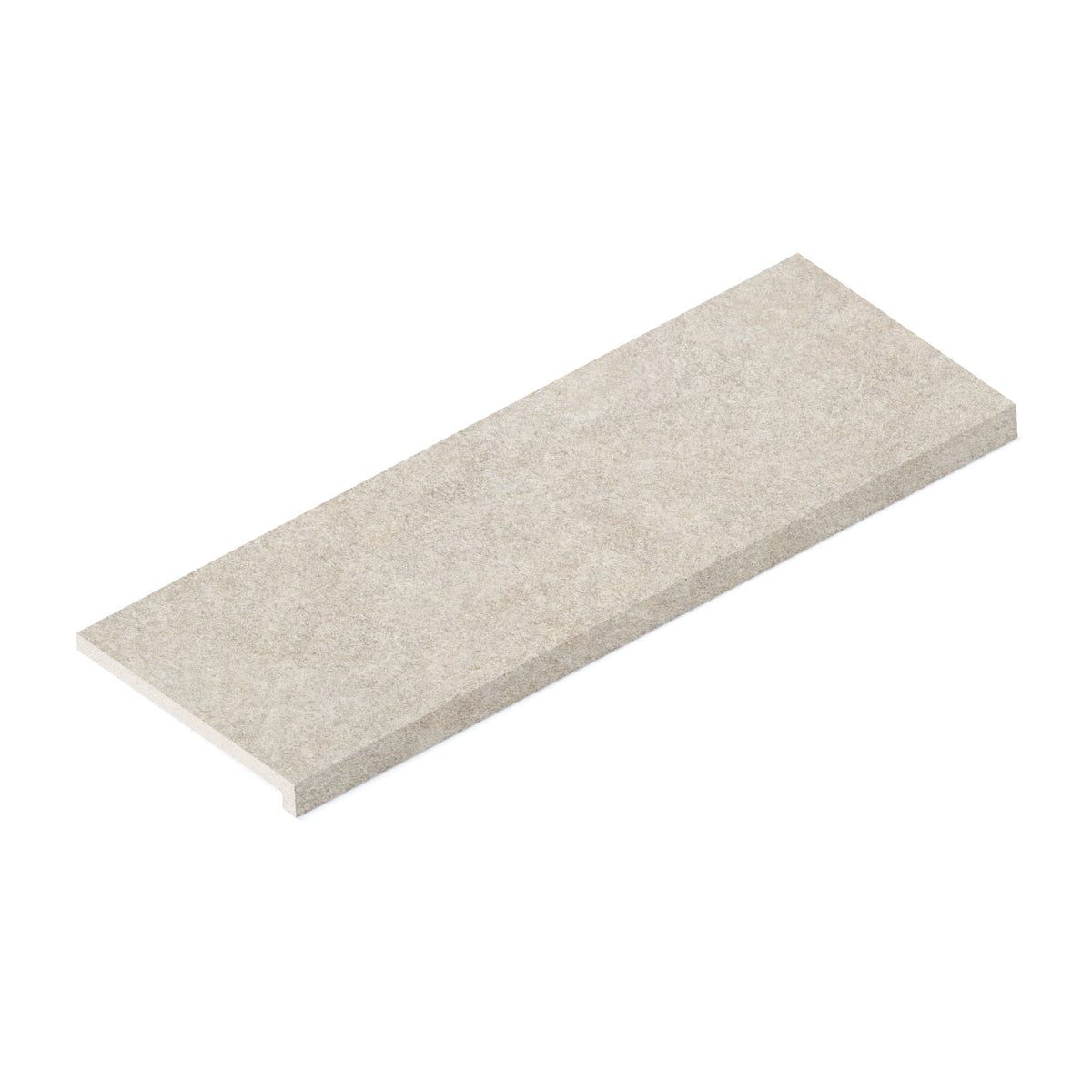 Margelle de piscine effet Pierre Quartzite Blanc Cut 90x33x2 cm Bord Droit avec retombée Venturo