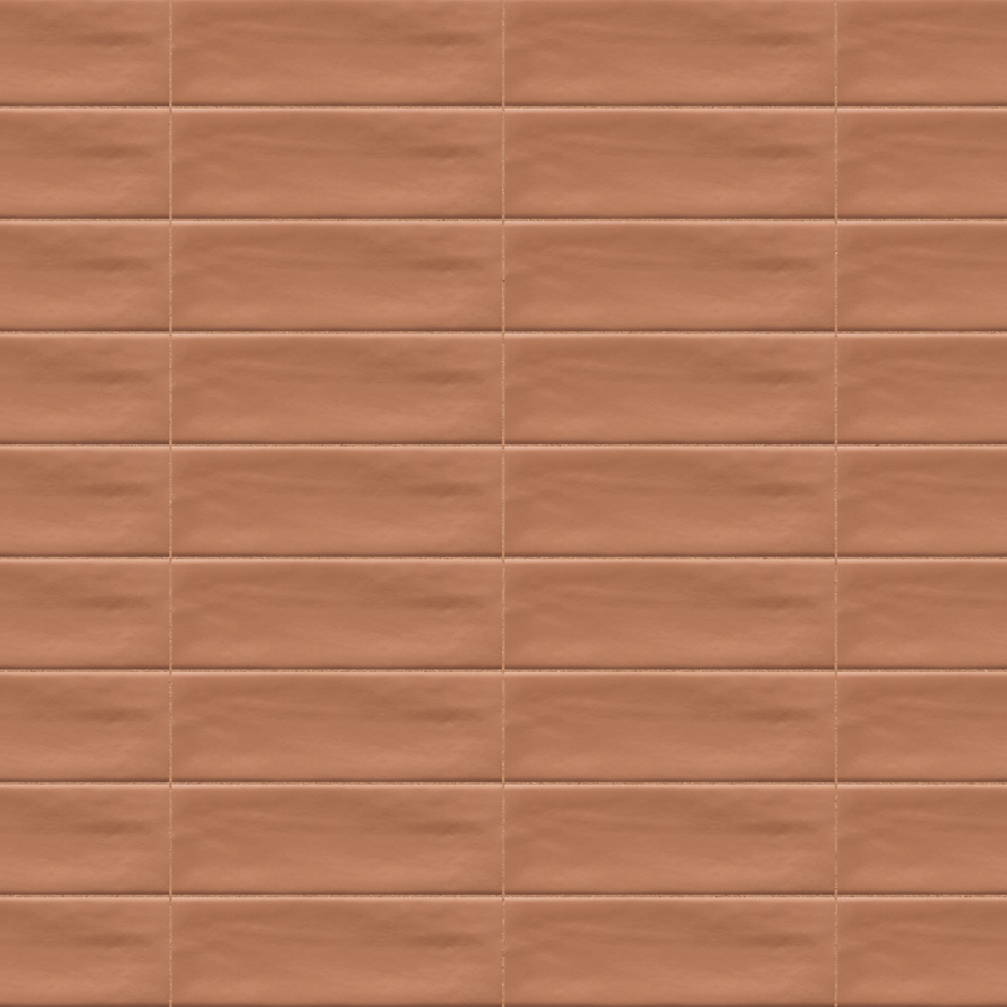 Carrelage effet Zellige Terracotta 14,6x4,8x0,8 cm Mat Bravio - Sol et mur intérieur